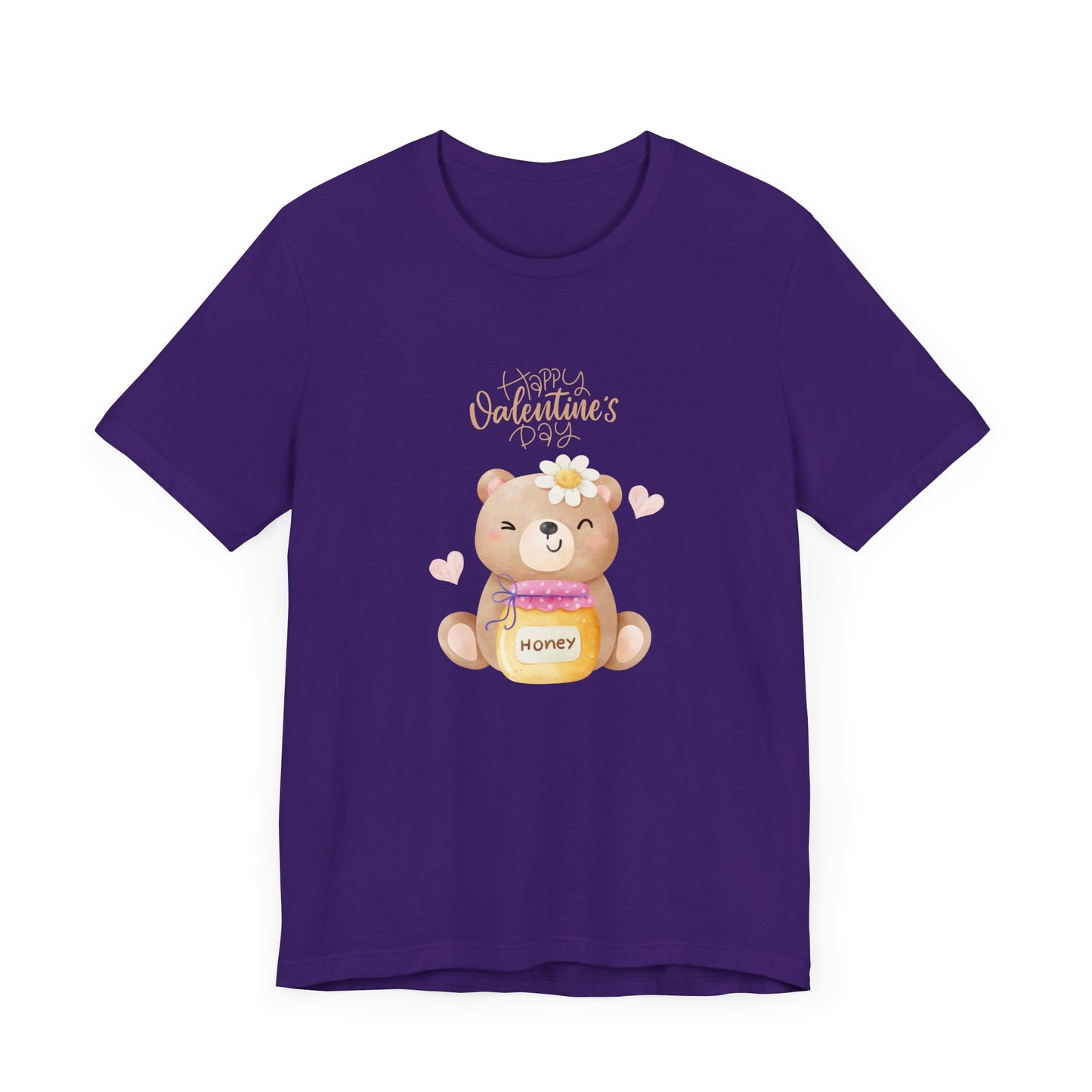 Baby Bear, Happy Valentine's Day - Unisex Jersey Short Sleeve Tee - 11522