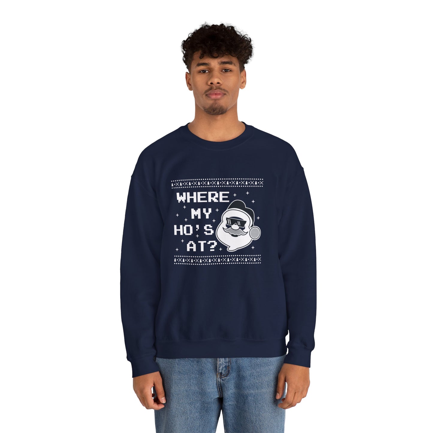 Where My Ho's At?  - Unisex Heavy Blend™ Crewneck Sweatshirt