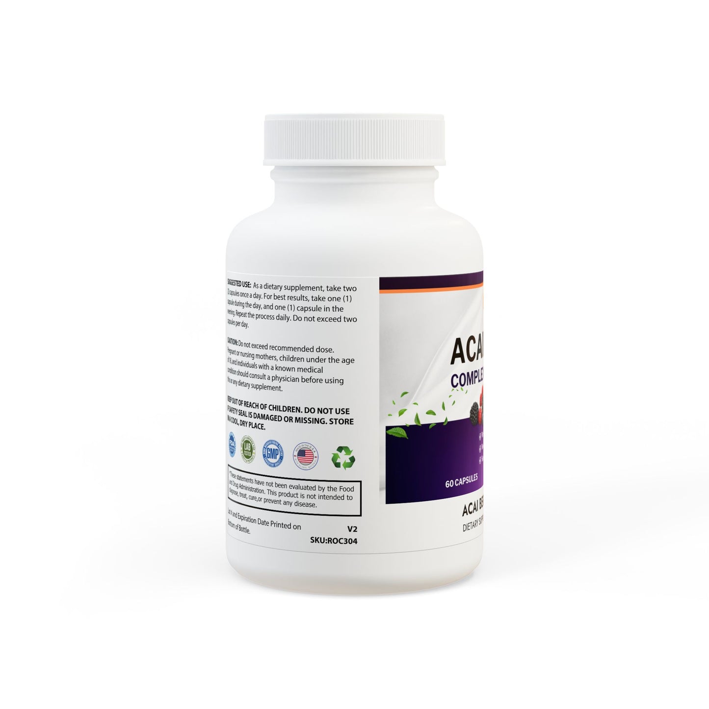 Acai Berry Complex Supplement (60 Capsules)