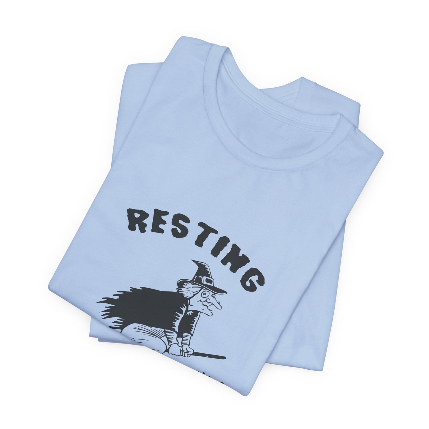 Halloween: Resting Witch Face - Unisex Jersey Short Sleeve Tee