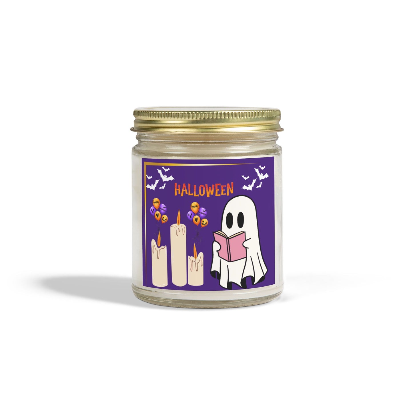 Halloween - Scented Coconut Apricot Candles (4oz, 9oz)