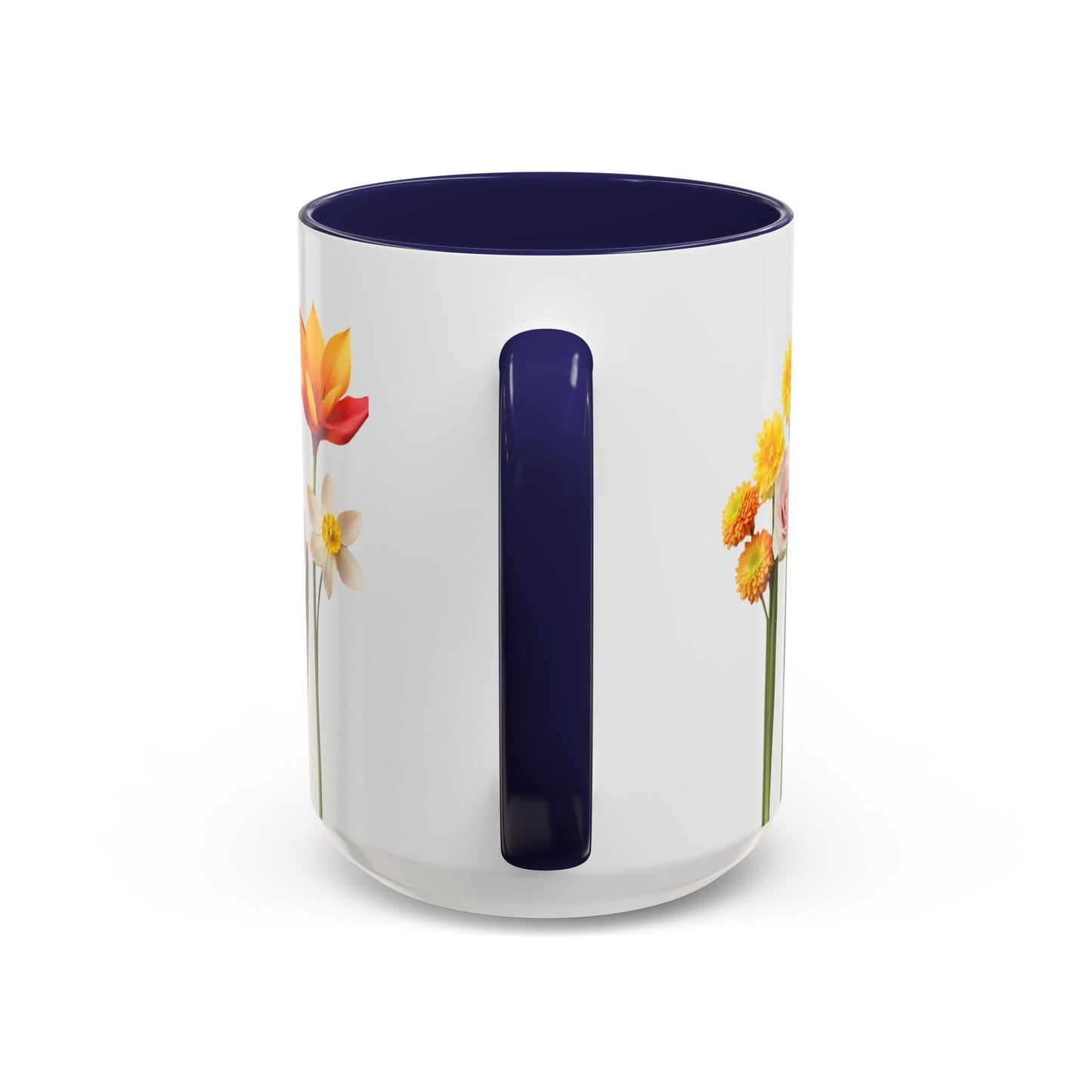 Bright Flowers - Accent Coffee Mug (11, 15oz) - 10400