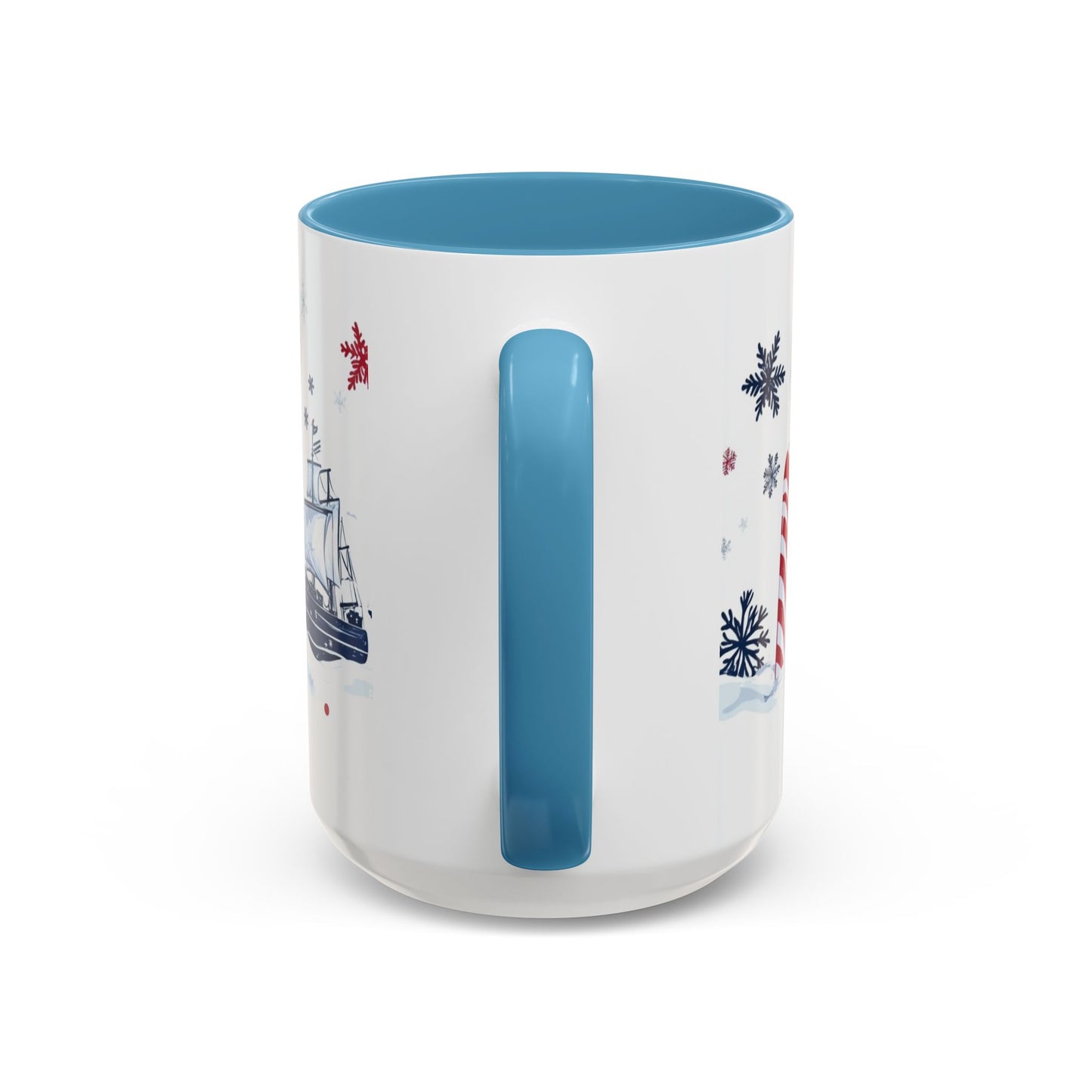 Allan, Merry Christmas, For Boys, Customizable - Accent Coffee Mug (11, 15oz) - 10145