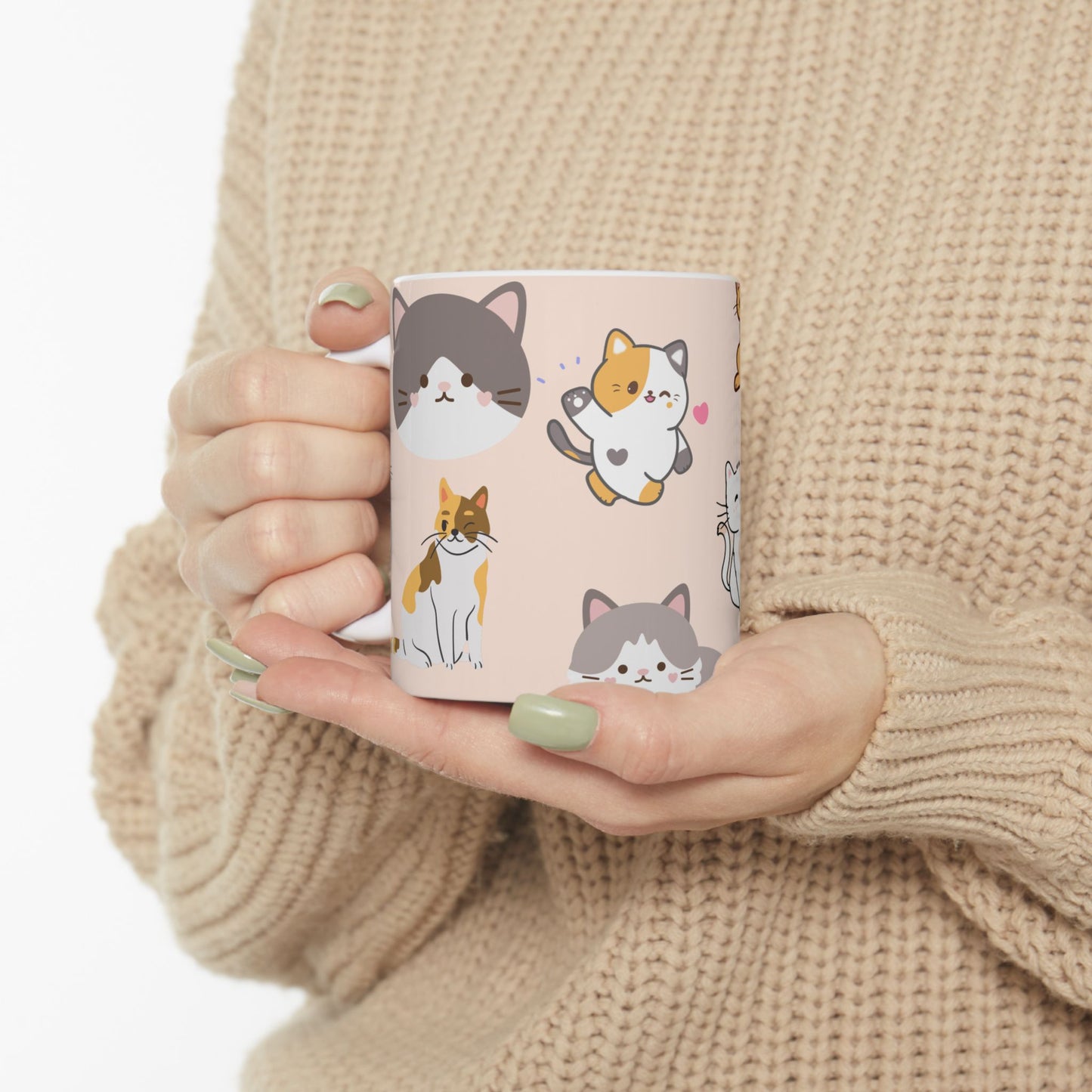 Cute Cats - Ceramic Mug, (11oz, 15oz) - 10903
