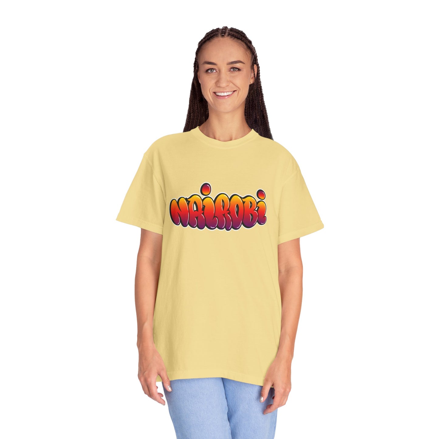 Nairobi Graphic T-Shirt - Unisex Garment-Dyed Tee - 12181