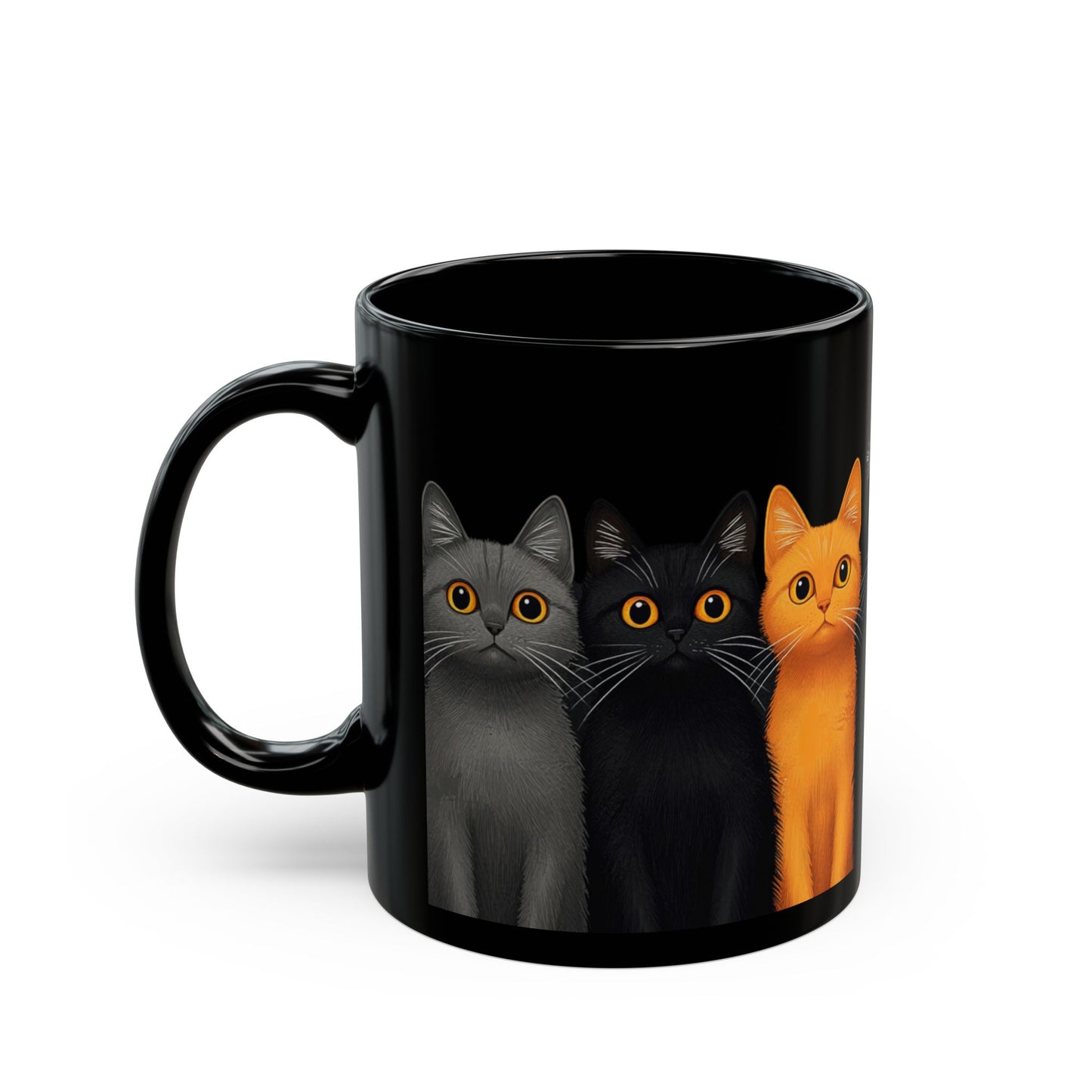 Cute Cats - Black Mug (11oz, 15oz) - 11195