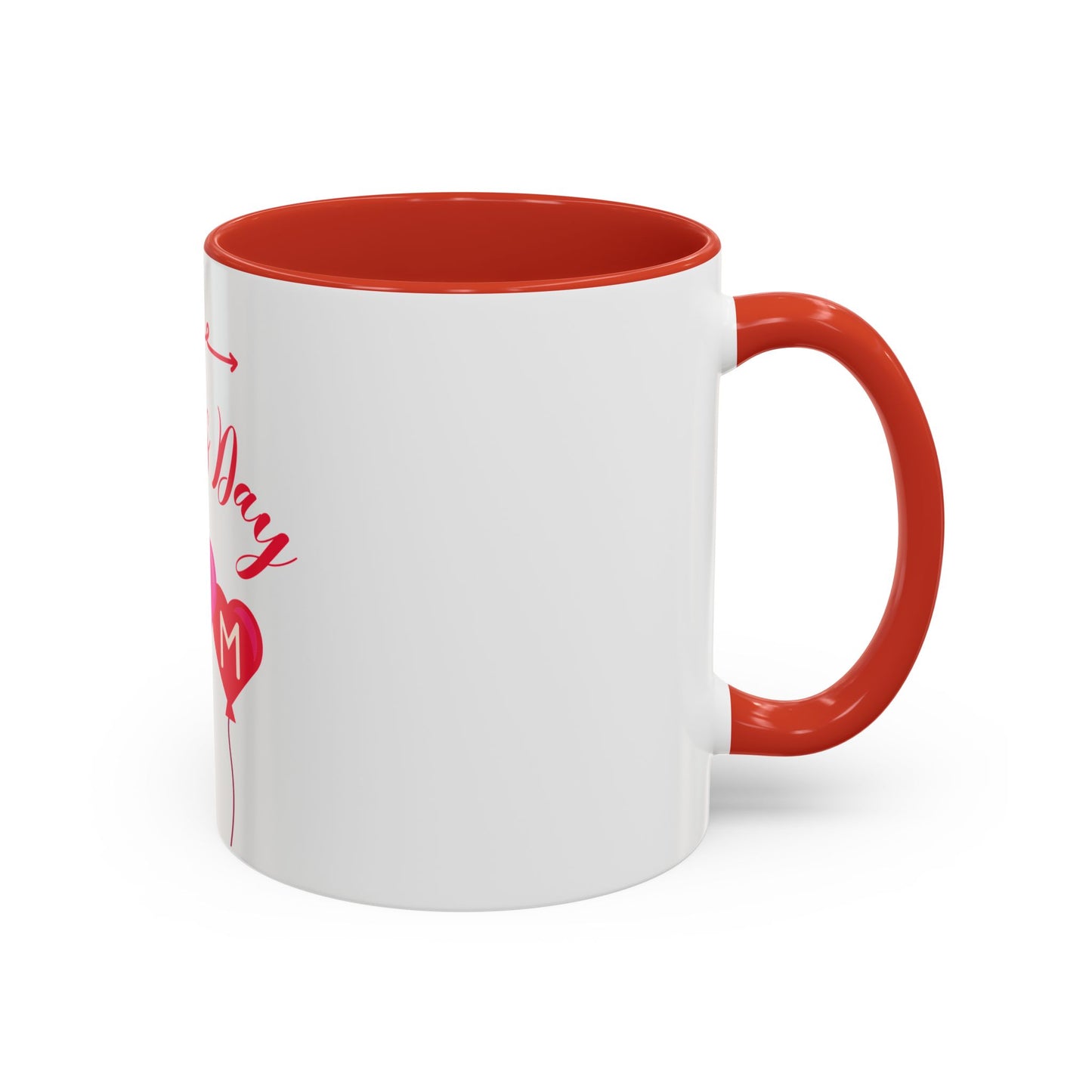 Mother's Day Accent Coffee Mug - Heart Balloons for Mom - 11870