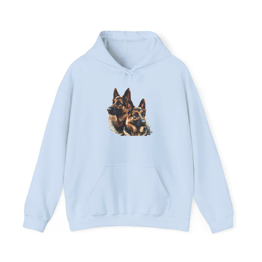 German Shepherds: Born to Protect - Unisex Heavy Blend™ Hooded Sweatshirt