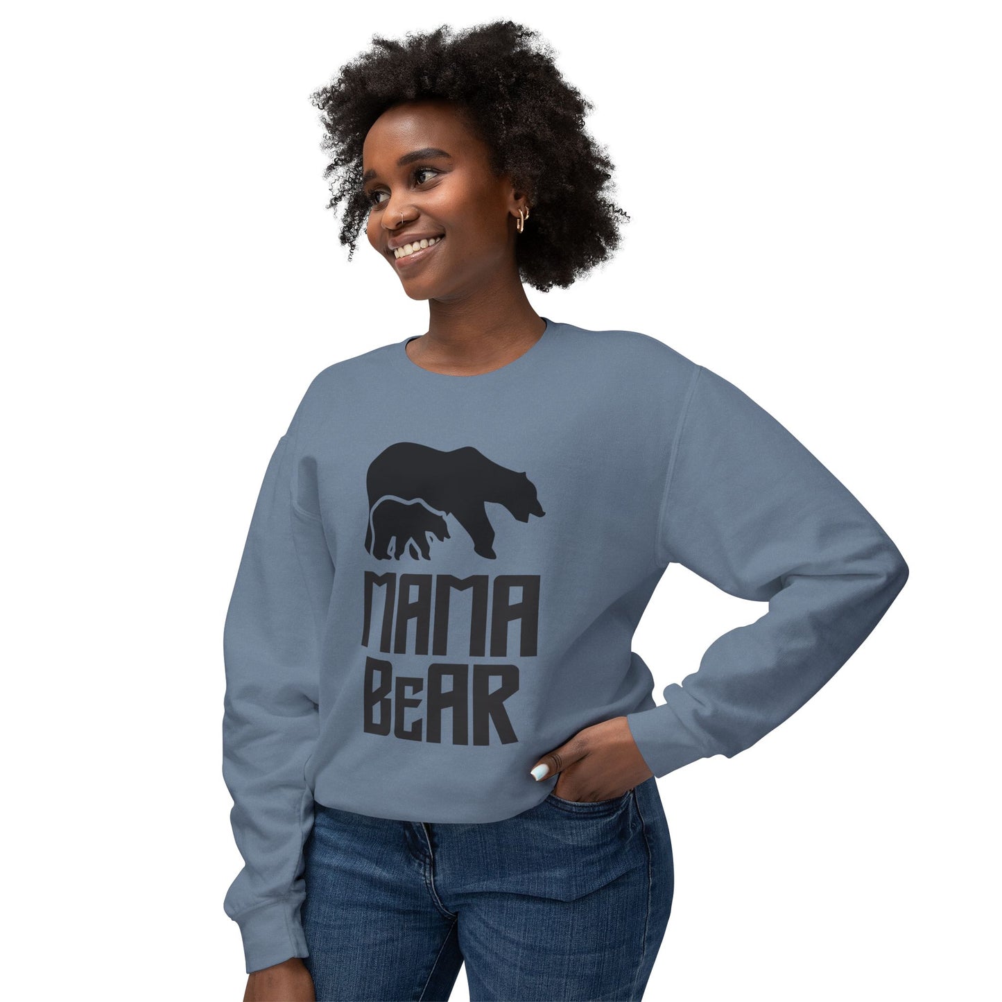 Mama Bear - Unisex Lightweight Crewneck Sweatshirt - 11666