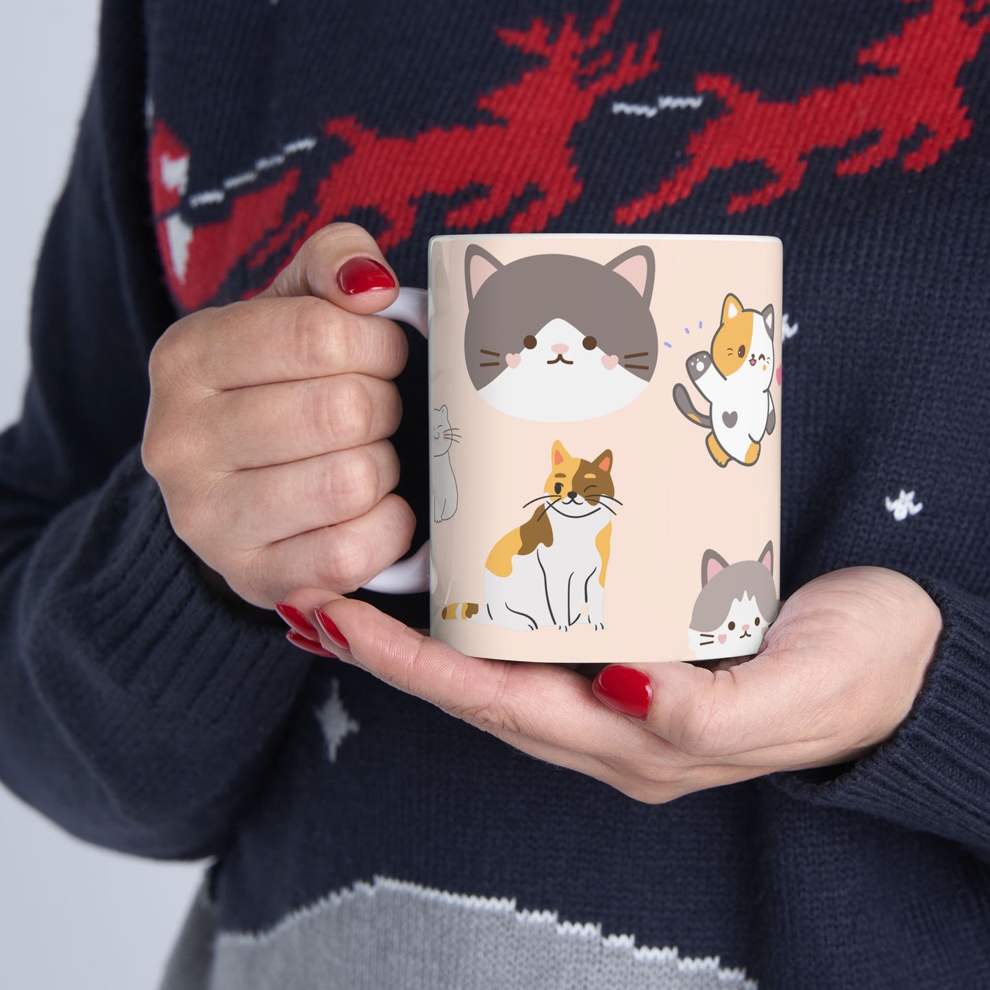 Cute Cats - Ceramic Mug, (11oz, 15oz) - 10903