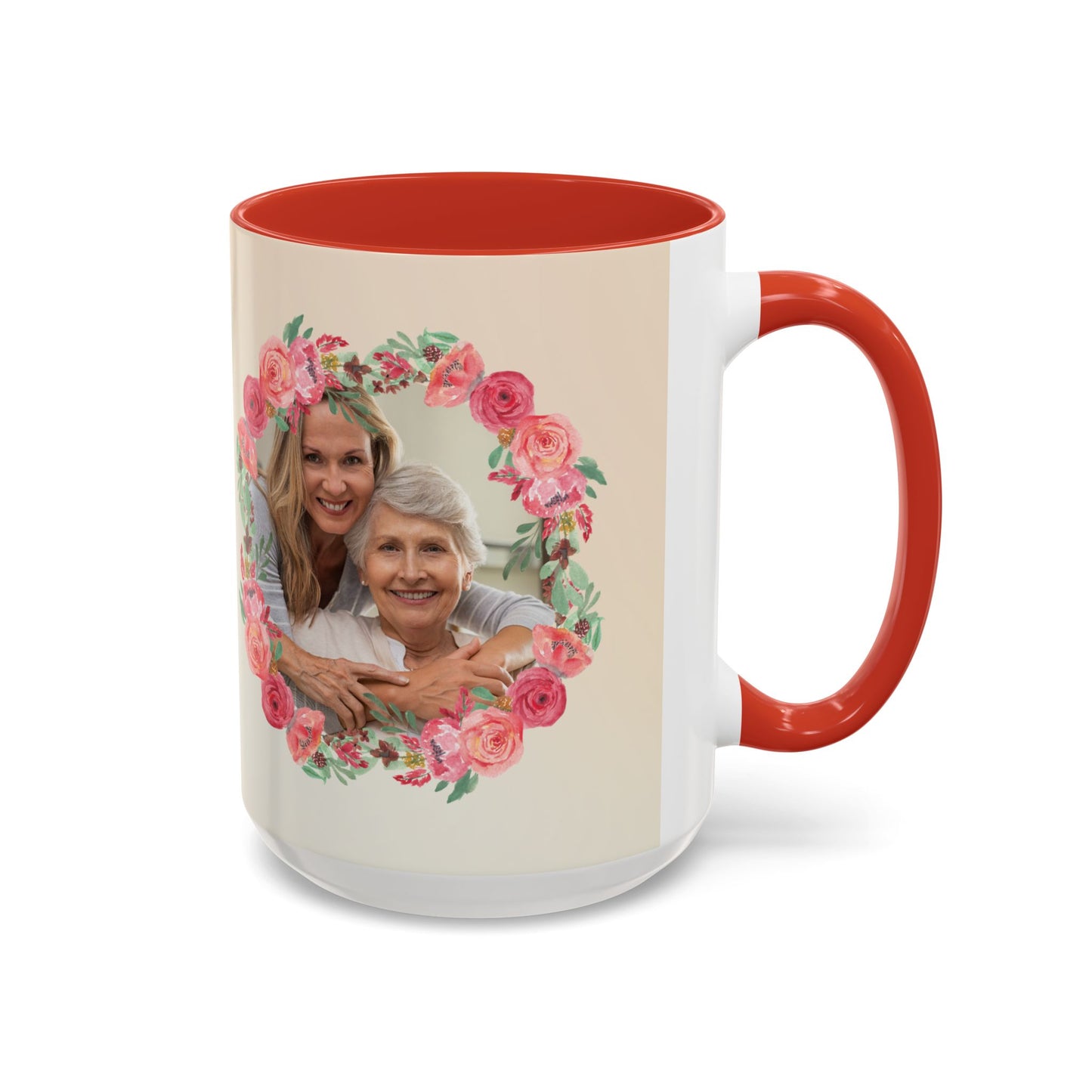 Floral Mother’s Day Coffee Mug, Photo Customizable - Happy Mother’s Day Gift - 12284