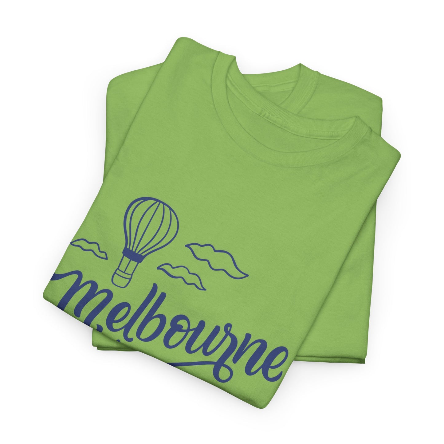 Melbourne Hot Air Balloon Unisex Heavy Cotton Tee - 12142