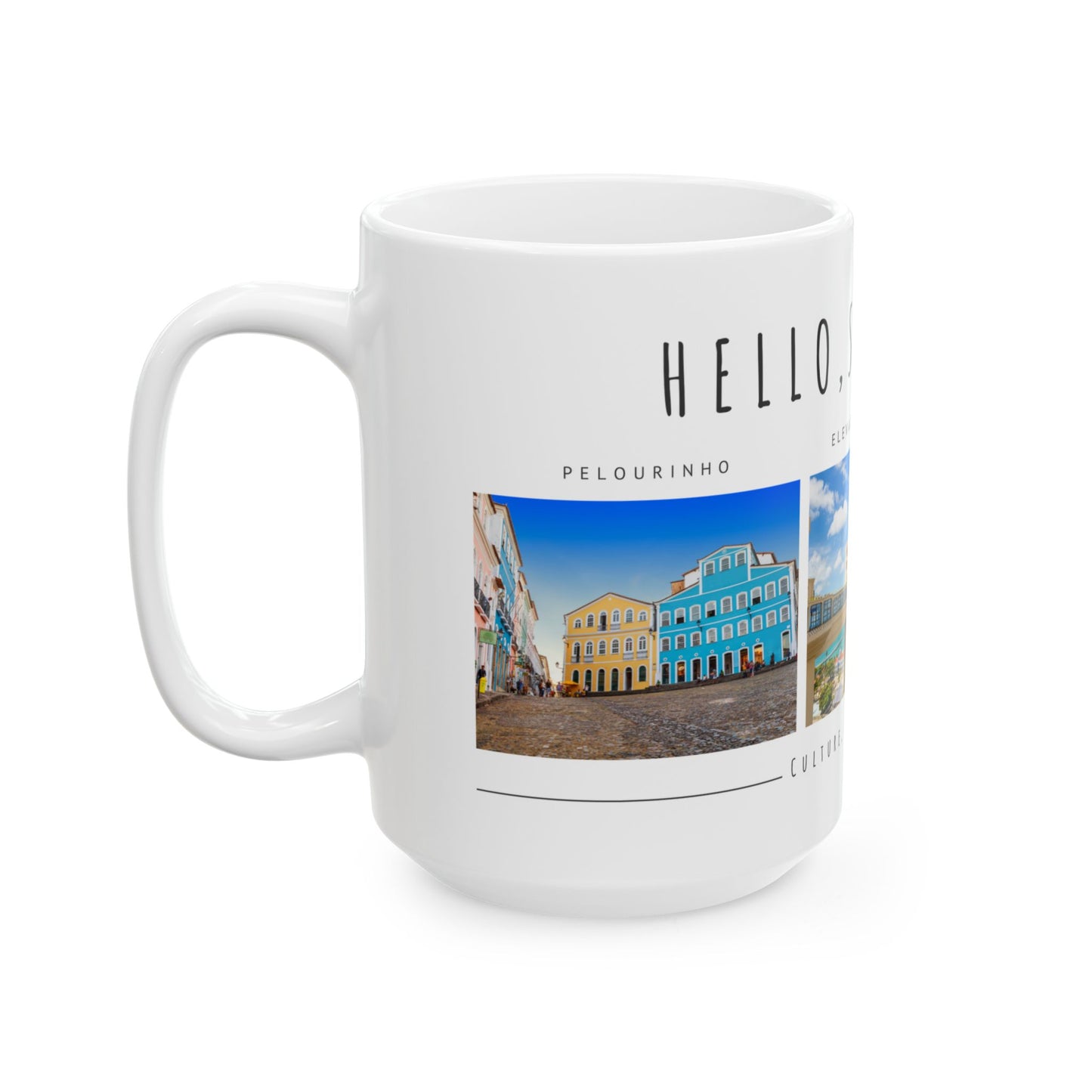 Hello Salvador Ceramic Mug – 11oz & 15oz – Celebrate Culture, Music, & History - 12238