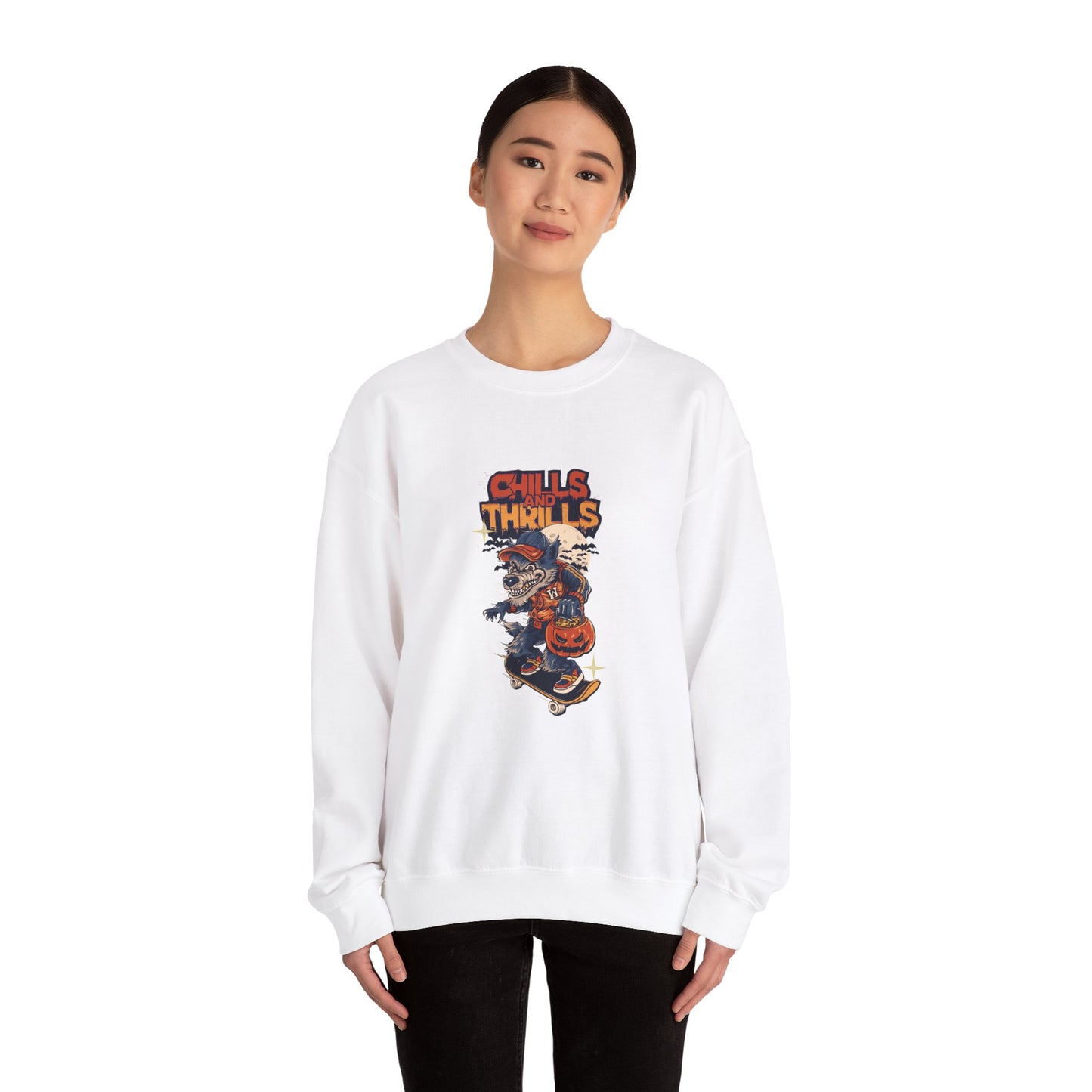 Chills & Thrills - Unisex Heavy Blend™ Crewneck Sweatshirt