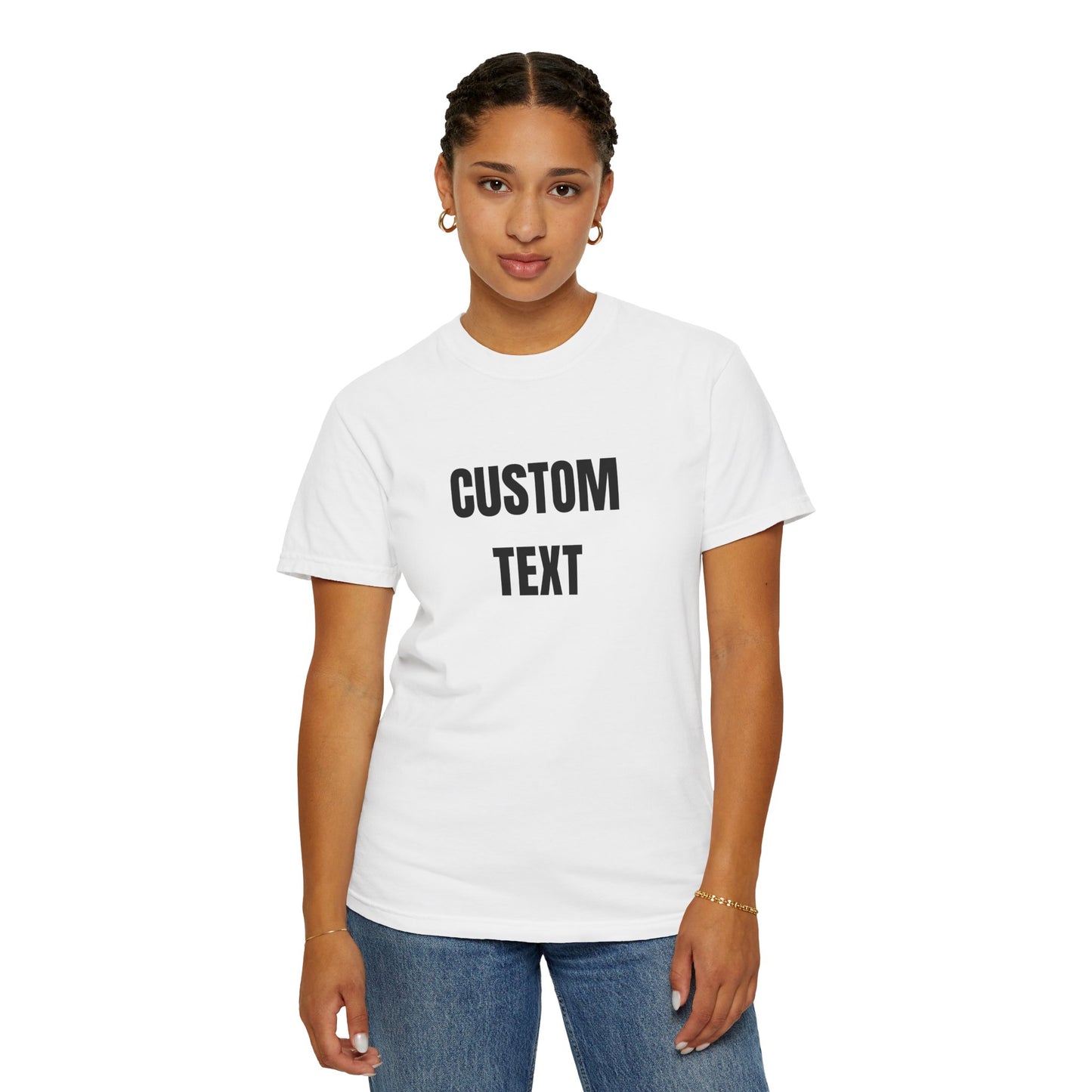 Custom Novelty T-Shirt – Unisex Garment-Dyed Cotton Tee - 14681