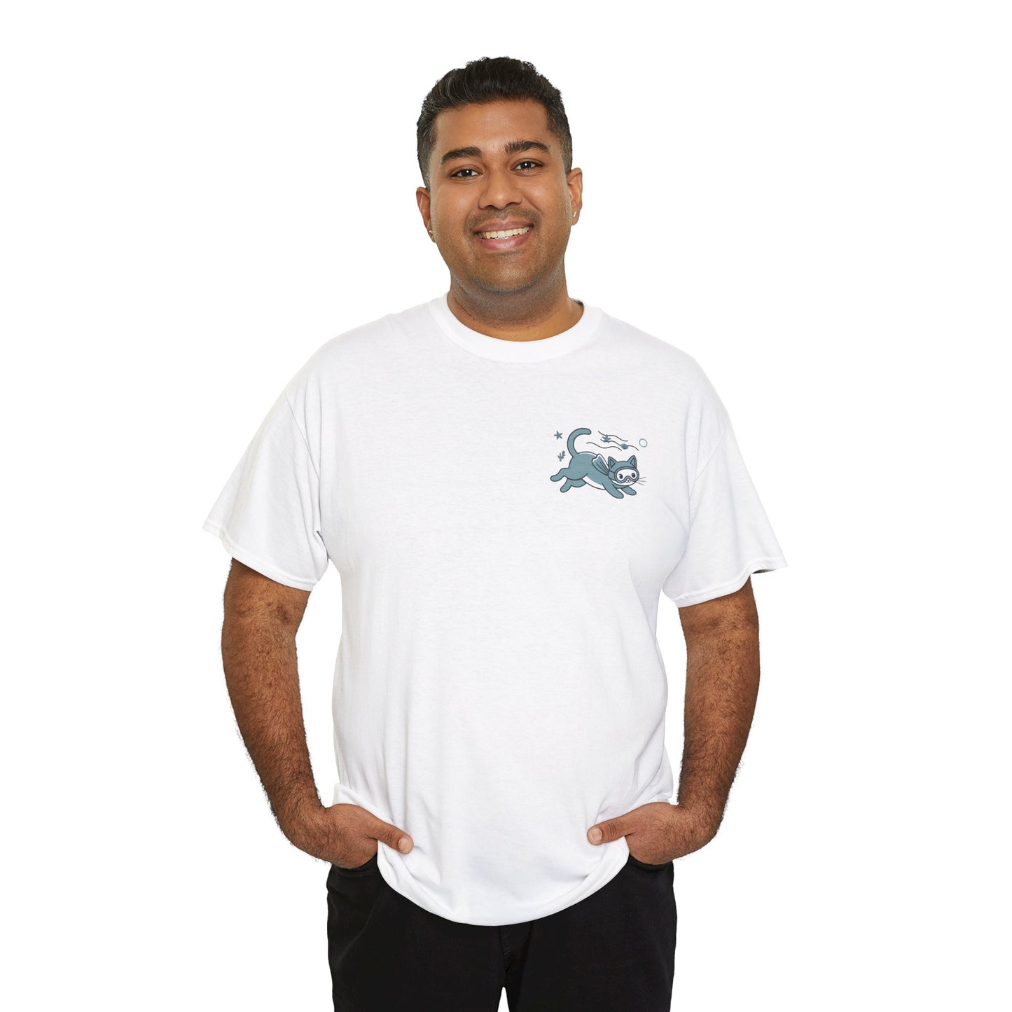 Sea Cats T-Shirt — Cute Underwater Cat Graphic Tee, Ocean Cat Lover Gift - 14869