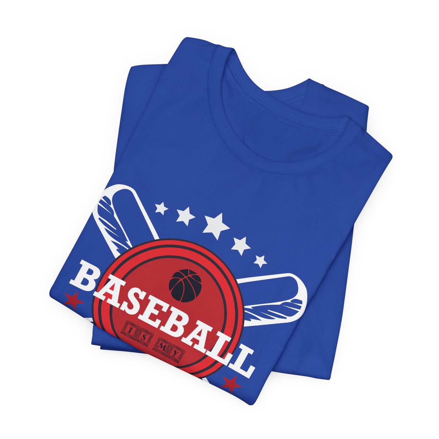 Baseball: Happy Place - Unisex Jersey Short Sleeve Tee - 13912