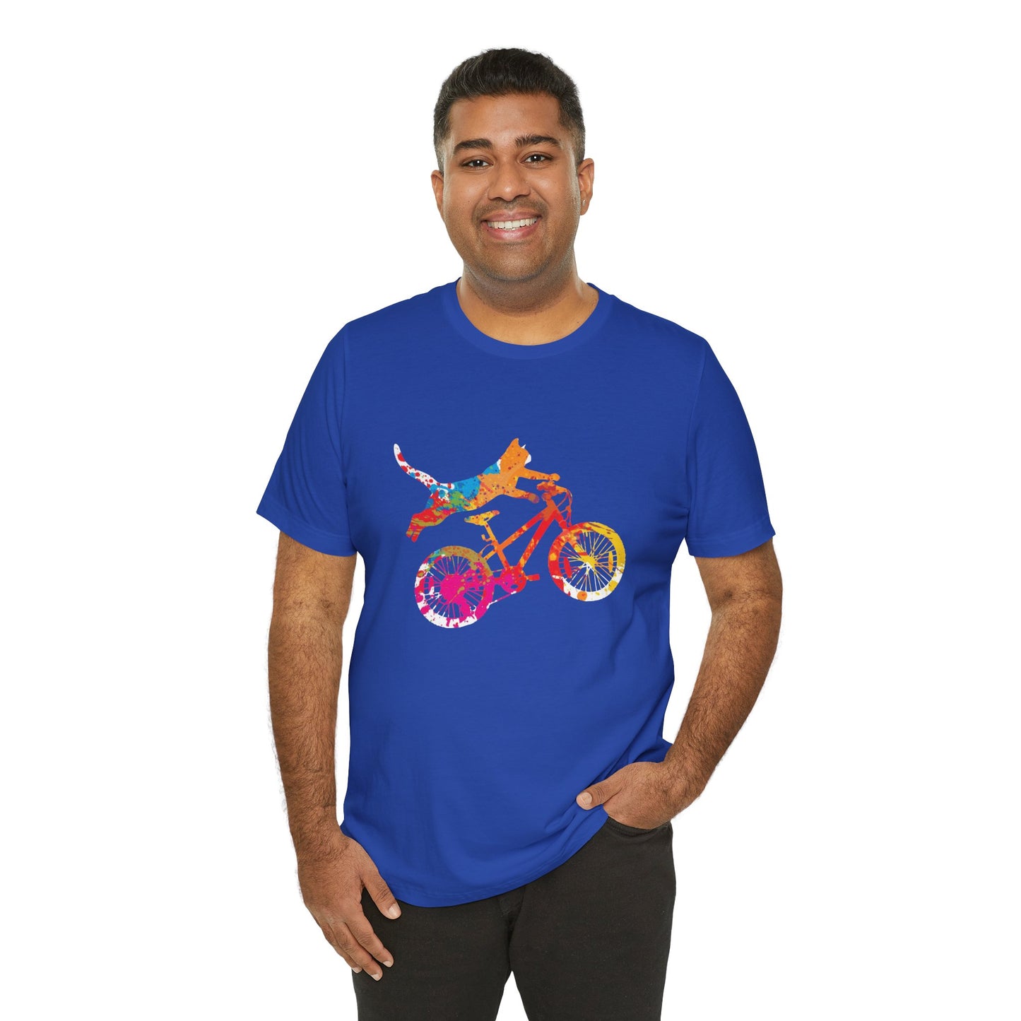 Bicycle:  Purrfect Ride - Unisex Jersey Short Sleeve Tee