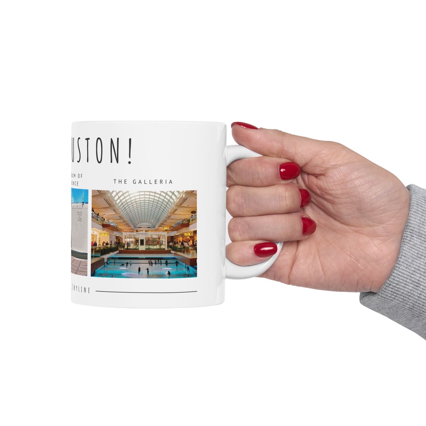 Hello, Houston! Ceramic Mug - 11oz & 15oz - Perfect Gift for Space and Science Lovers - 12094