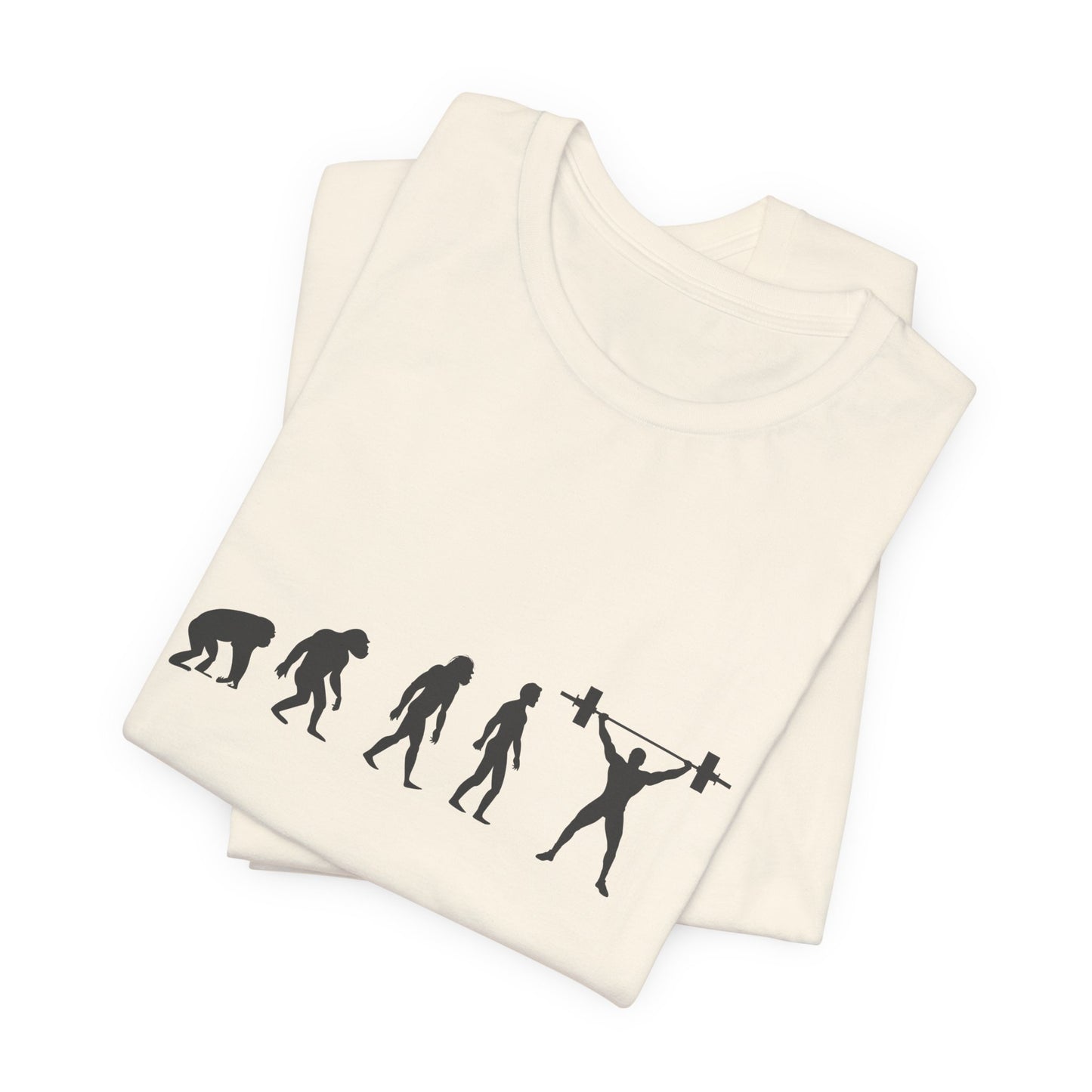 Gym: Human Evolution  - Unisex Jersey Short Sleeve Tee