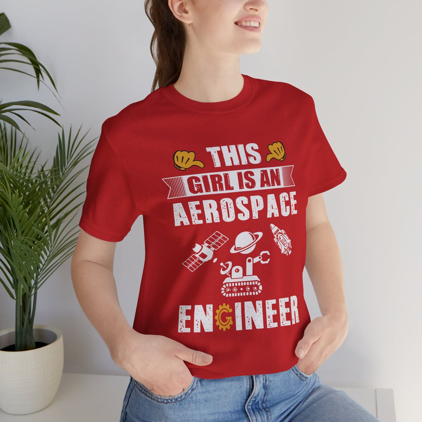 Engineer: This Girl Is An Aerospace Engineer - Unisex Jersey Short Sleeve Tee