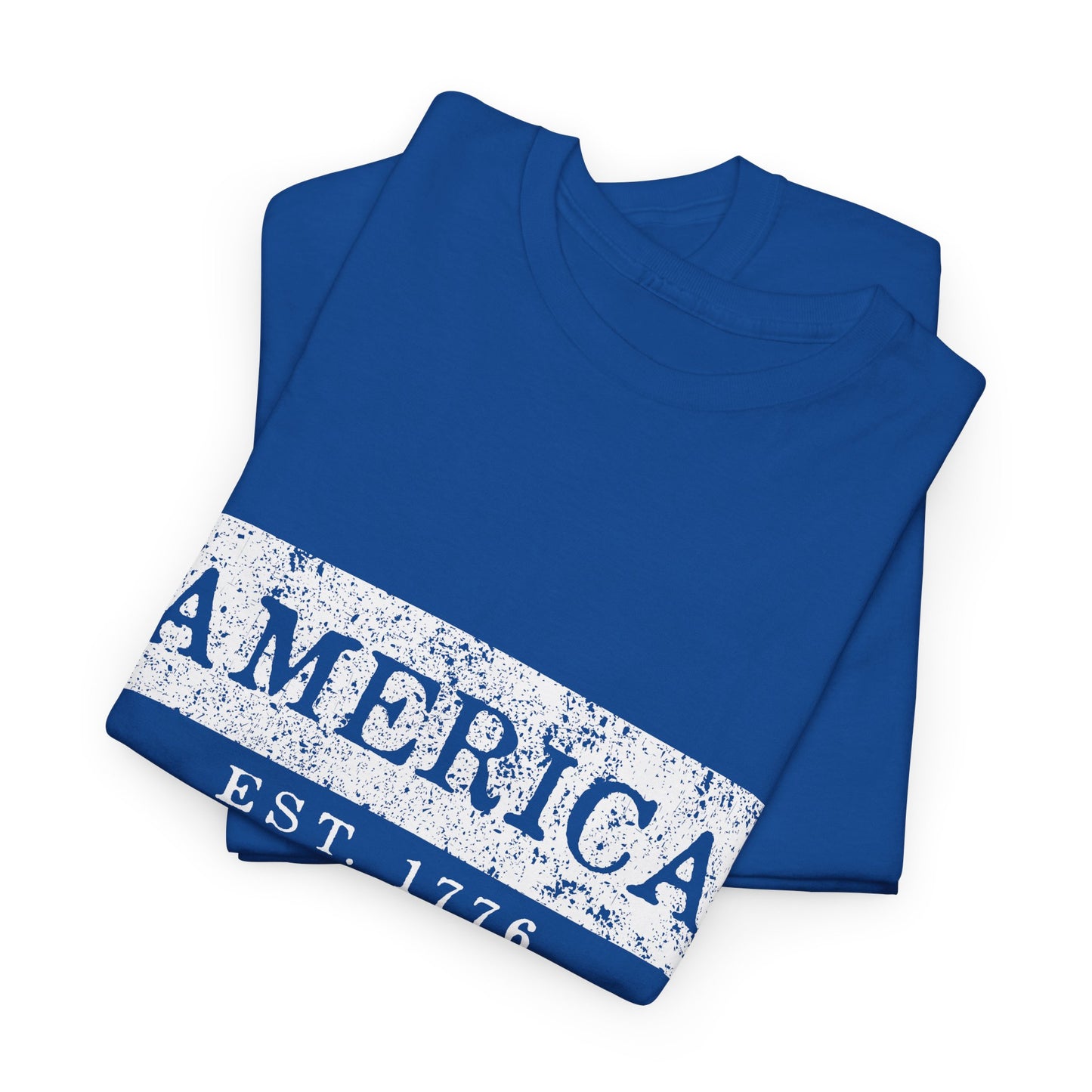 Patriotic Unisex Tee - America EST 1776, Vintage Style Shirt, Independence Day Gift, Casual Wear, Gifts for Him/Her - 13736