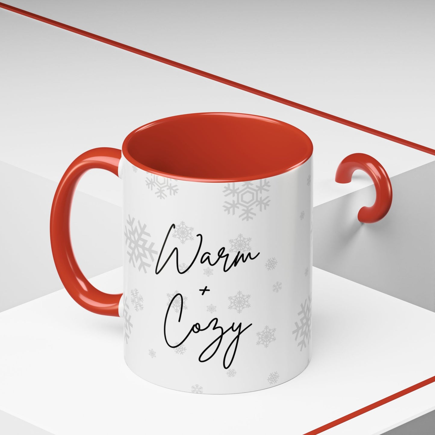 Warm+Cozy, Merry+Bright - Accent Coffee Mug (11, 15oz) - 11115