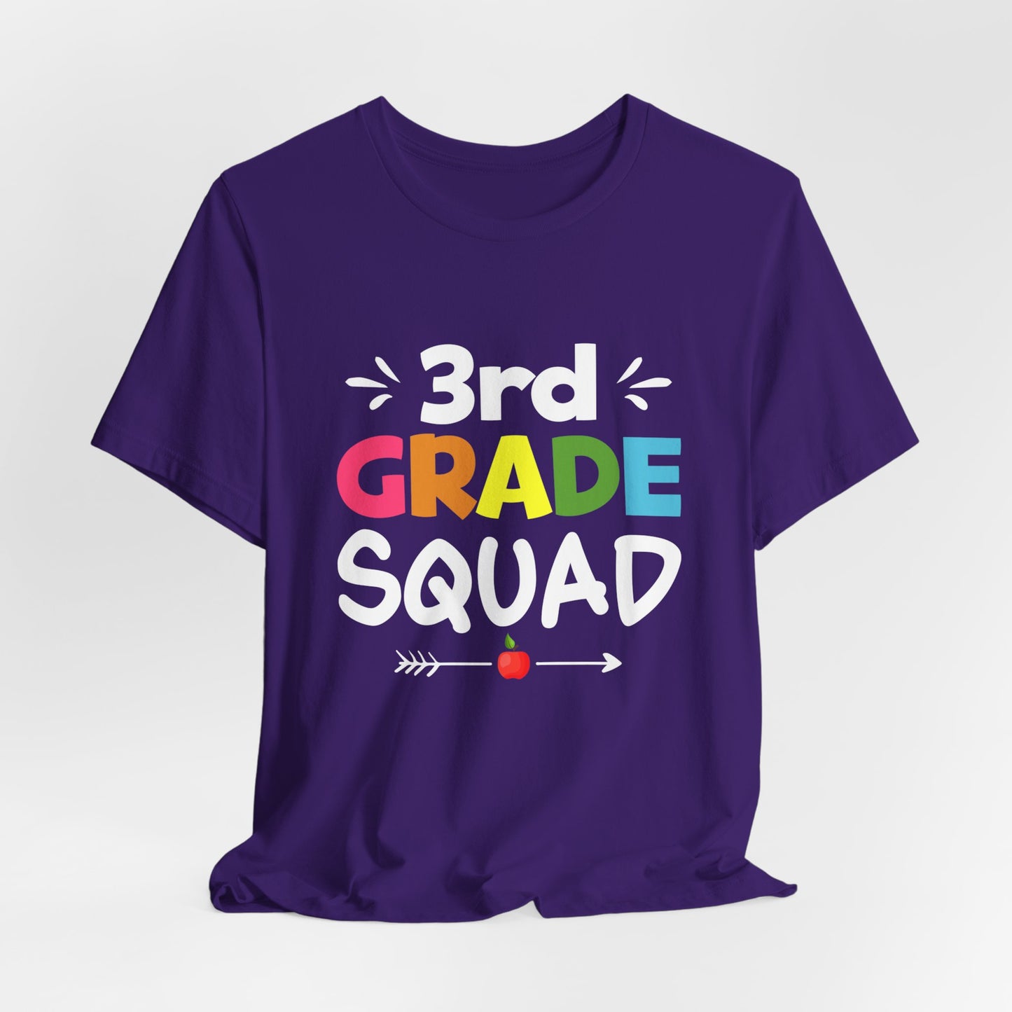 Teacher: 3rd Grade Squad - Unisex Jersey Short Sleeve Tee