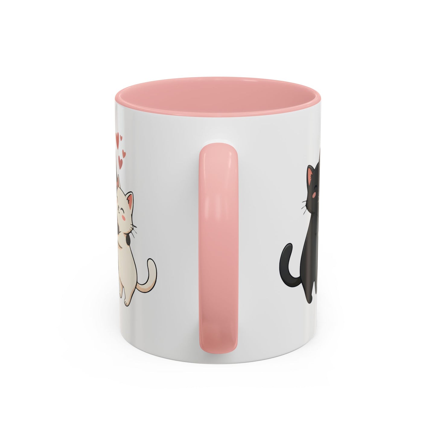 Cute Cats Personalized Mug — Custom Names & Established Date | Couple Valentine Gift (11oz / 15oz) - 14752