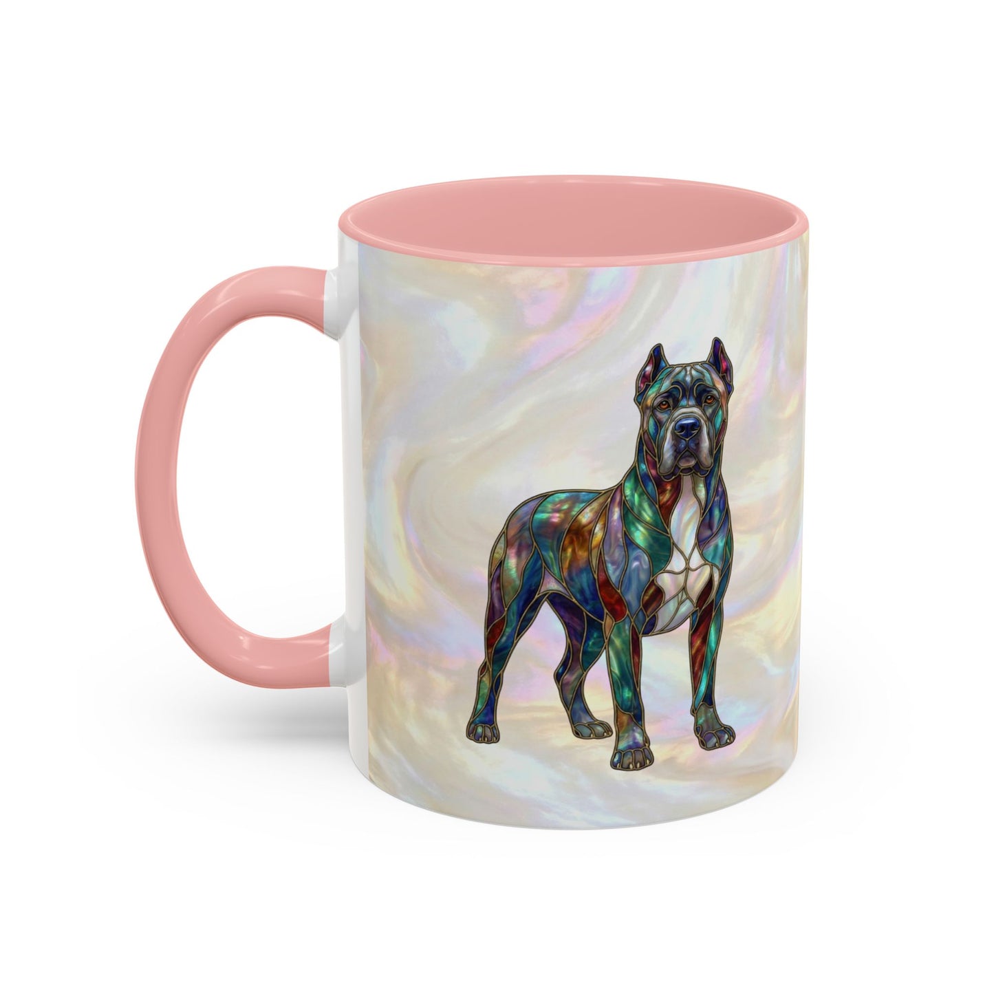 Cane Corso Accent Mug — Stained Glass Design (11/15 oz) - 14623