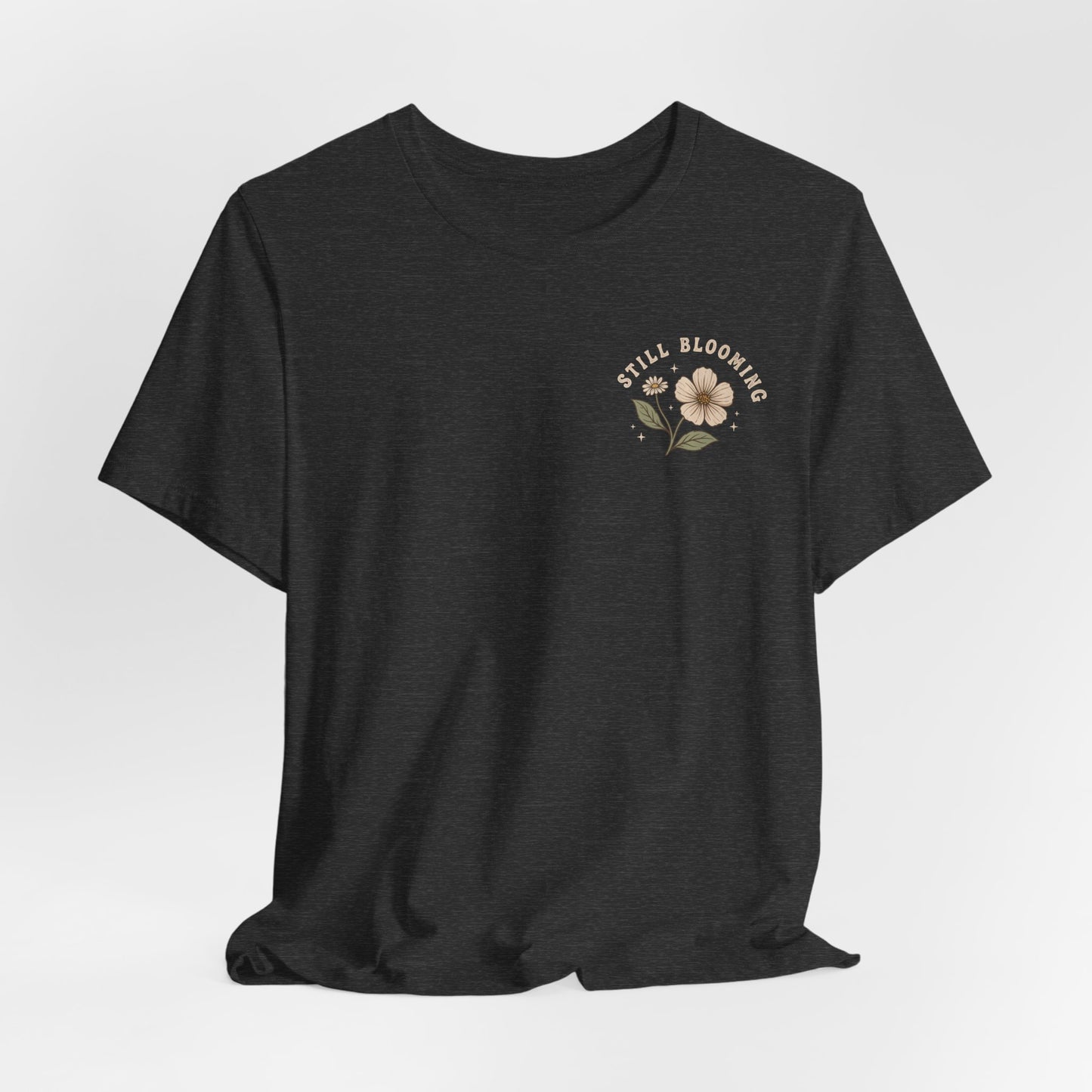Still Blooming Floral T-Shirt, Retro Botanical Graphic Tee - 14956
