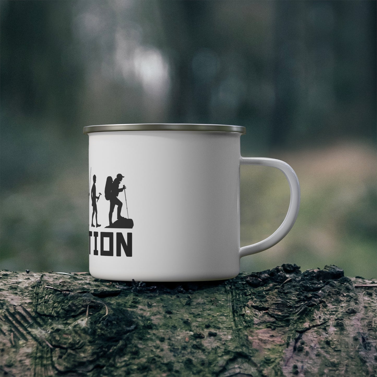 Camping: Evolution - Enamel Camping Mug - 12615