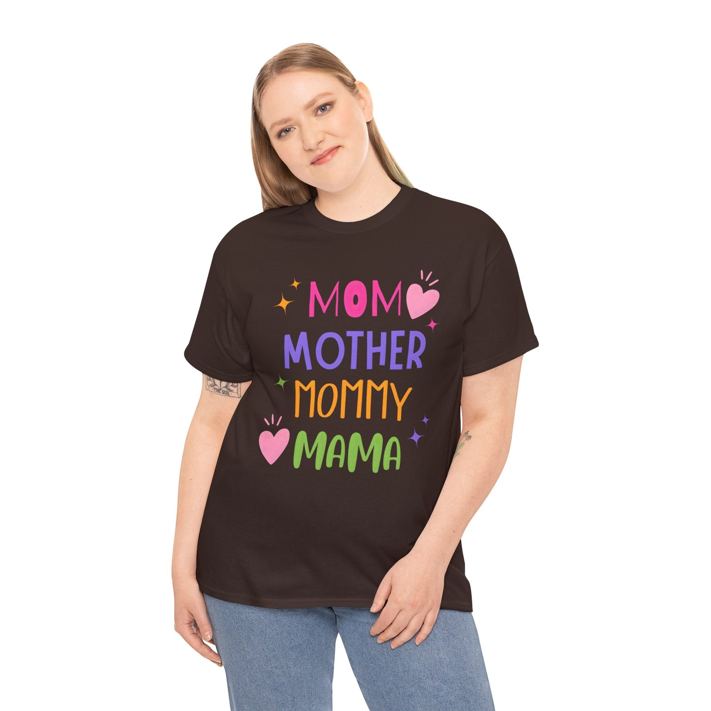 Colorful Mom Mama T-Shirt – Cute Mother’s Day Gift Tee - 14873