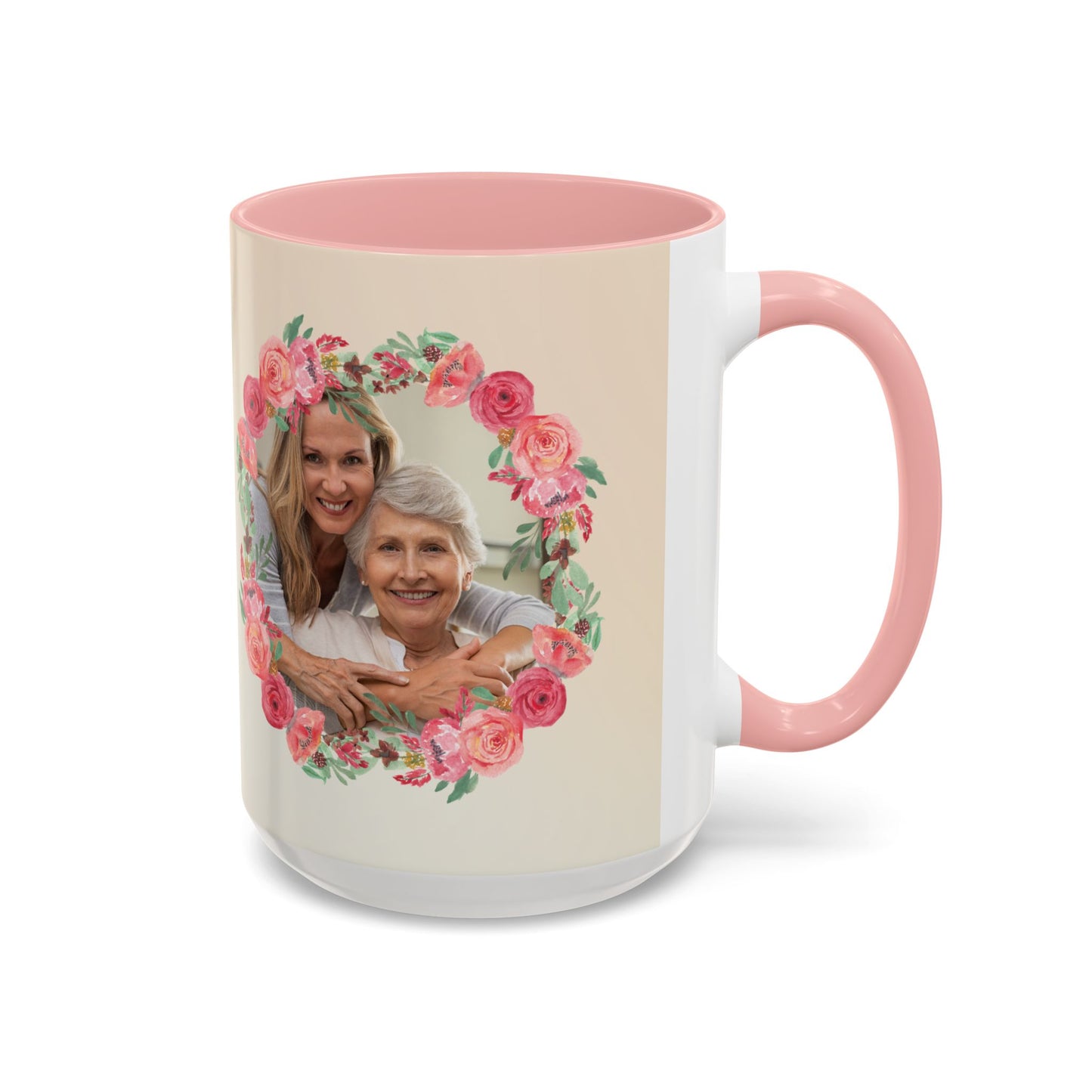 Floral Mother’s Day Coffee Mug, Photo Customizable - Happy Mother’s Day Gift - 12284