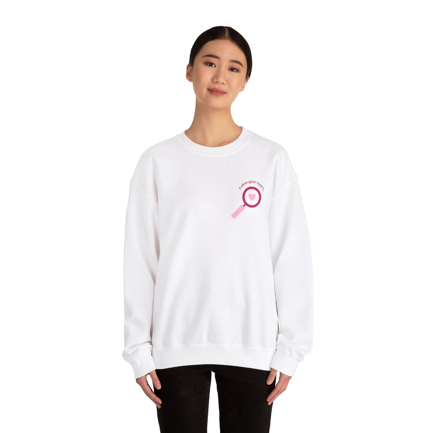 Follow Your Heart - Unisex Heavy Blend™ Crewneck Sweatshirt - 11621