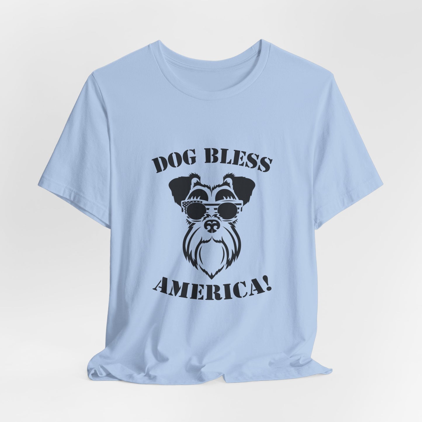 Dog Bless America! - Unisex Jersey Short Sleeve Tee