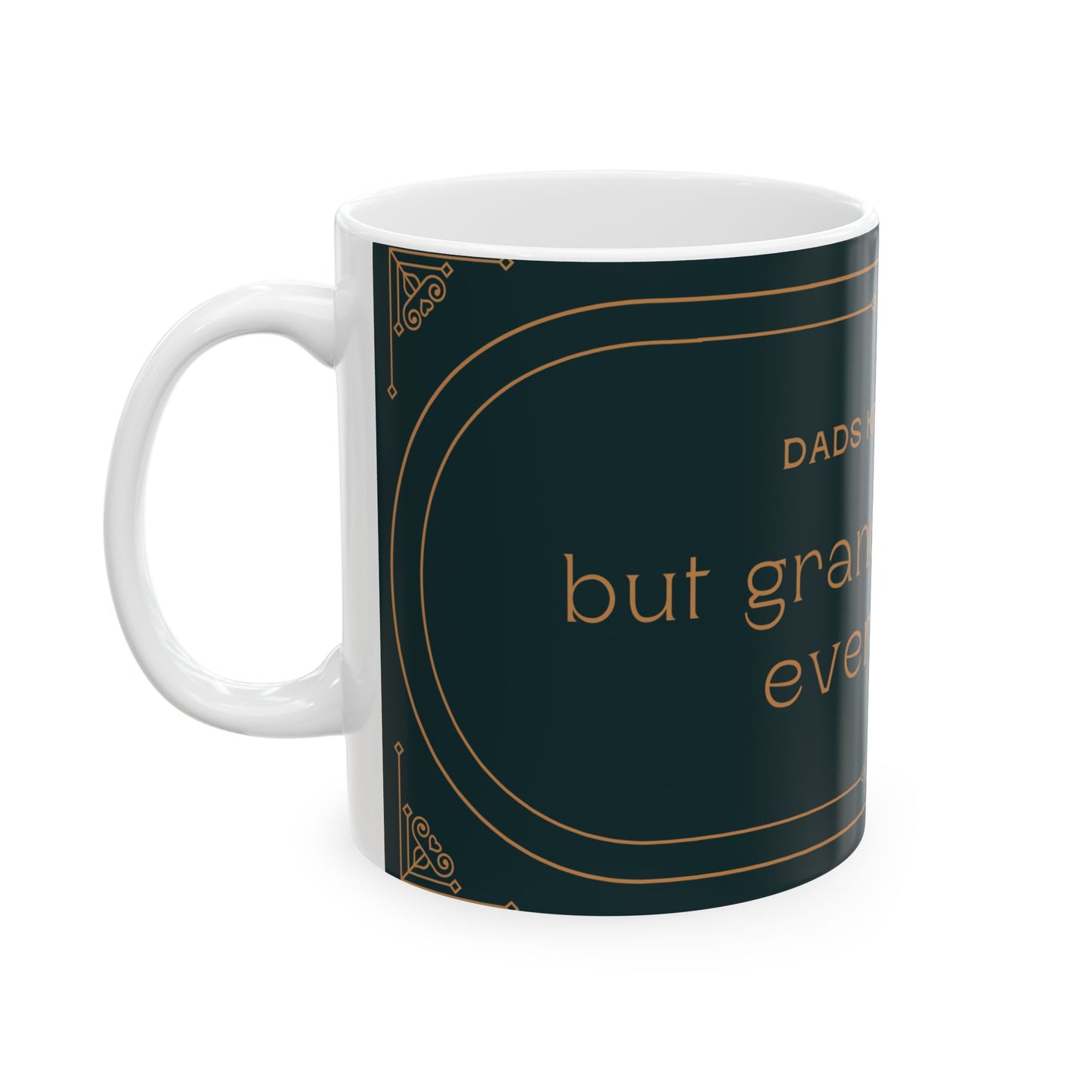 Grandpas Know Everything Ceramic Mug | Perfect Gift for Dads, Father's Day, Birthdays, Coffee Lovers, Funny Mugs - 14067