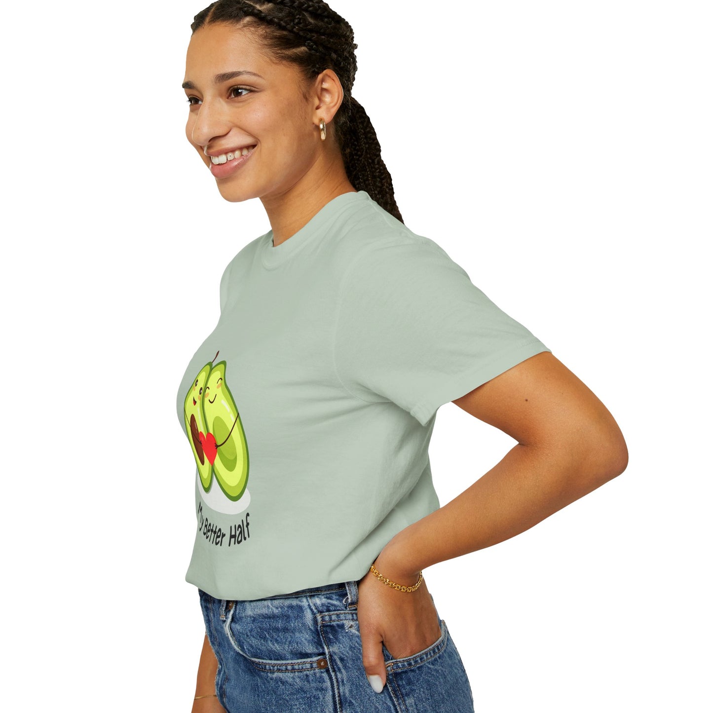 Avocado, My Better Half - Unisex Garment-Dyed T-shirt - 11360