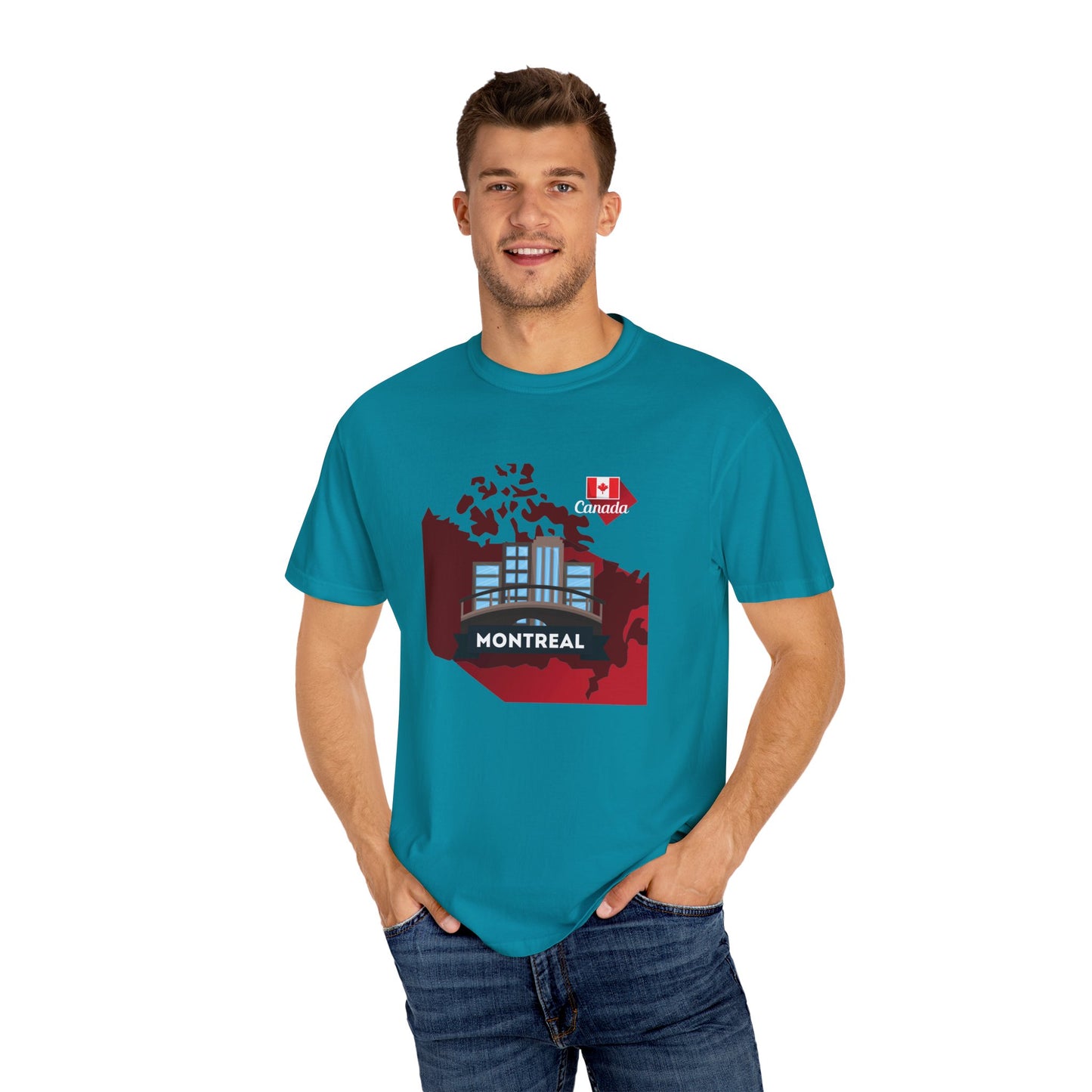 Montreal Graphic Unisex T-Shirt - Perfect for Travelers & Locals - 12201