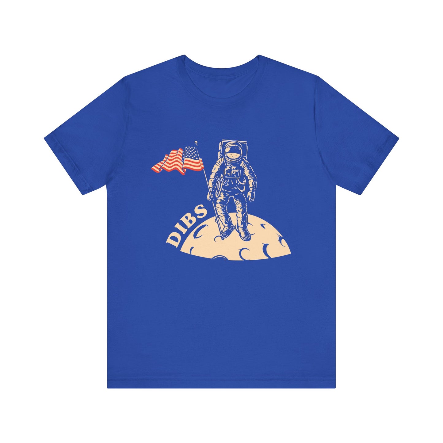 US, July 4th,  Astronaut Adventure Tee - DIBS on the Moon, Space Lover Shirt,  Unisex Astronaut Tee - 13737