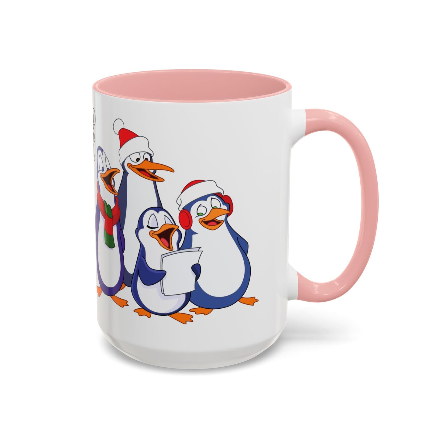 Penguins, Happy New Year - Accent Coffee Mug (11, 15oz) - 10291