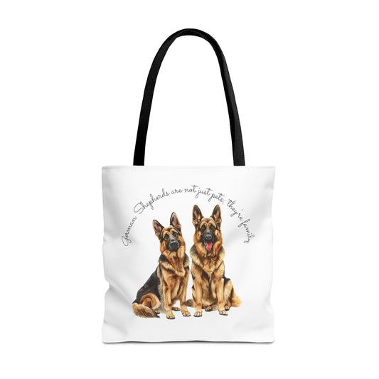 German Shepherds are not just pets; they're family - Tote Bag