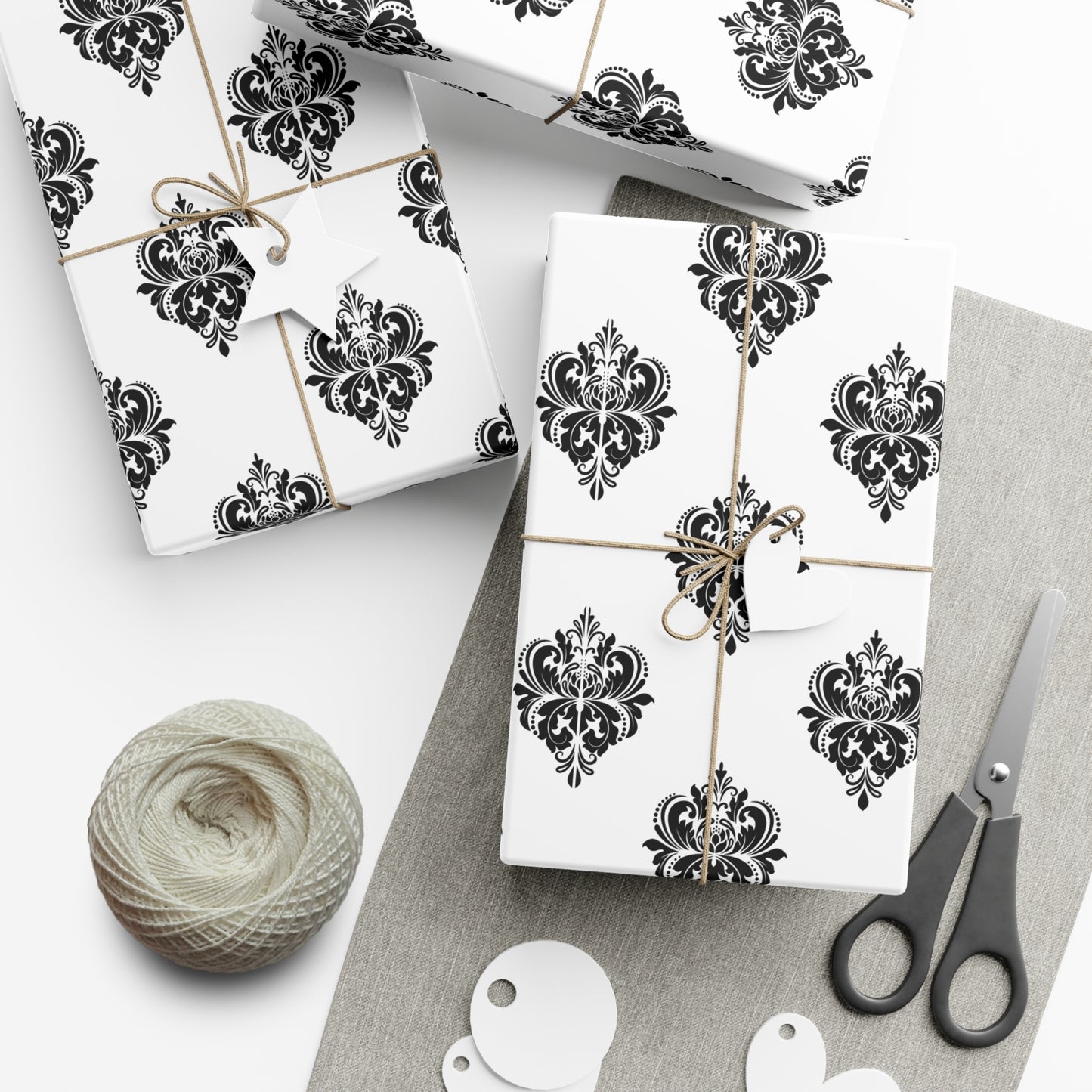 Vintage Black Pattern - Gift Wrap Papers - 10297