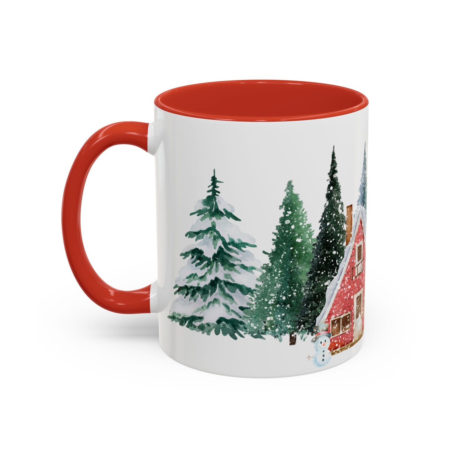 Winter House - Accent Coffee Mug (11, 15oz) - 10072