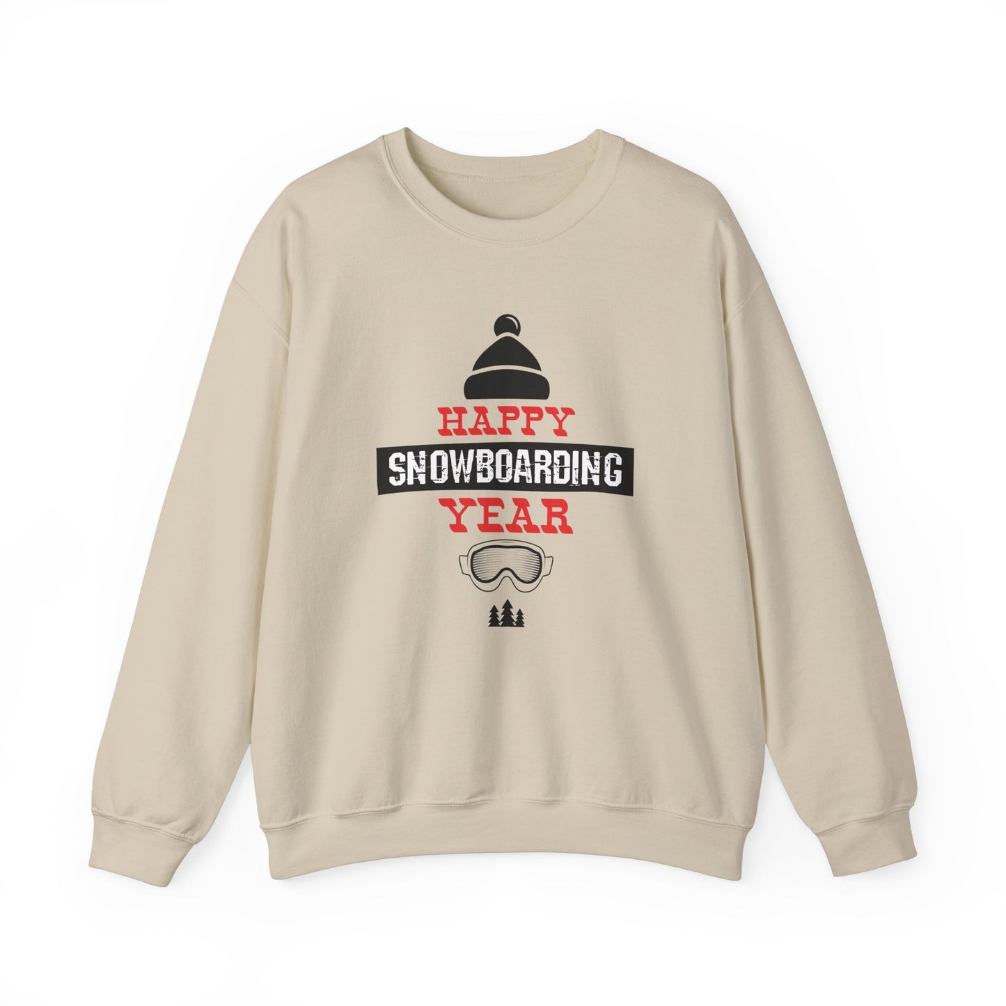 Happy Snowboarding Year - Unisex Heavy Blend™ Crewneck Sweatshirt