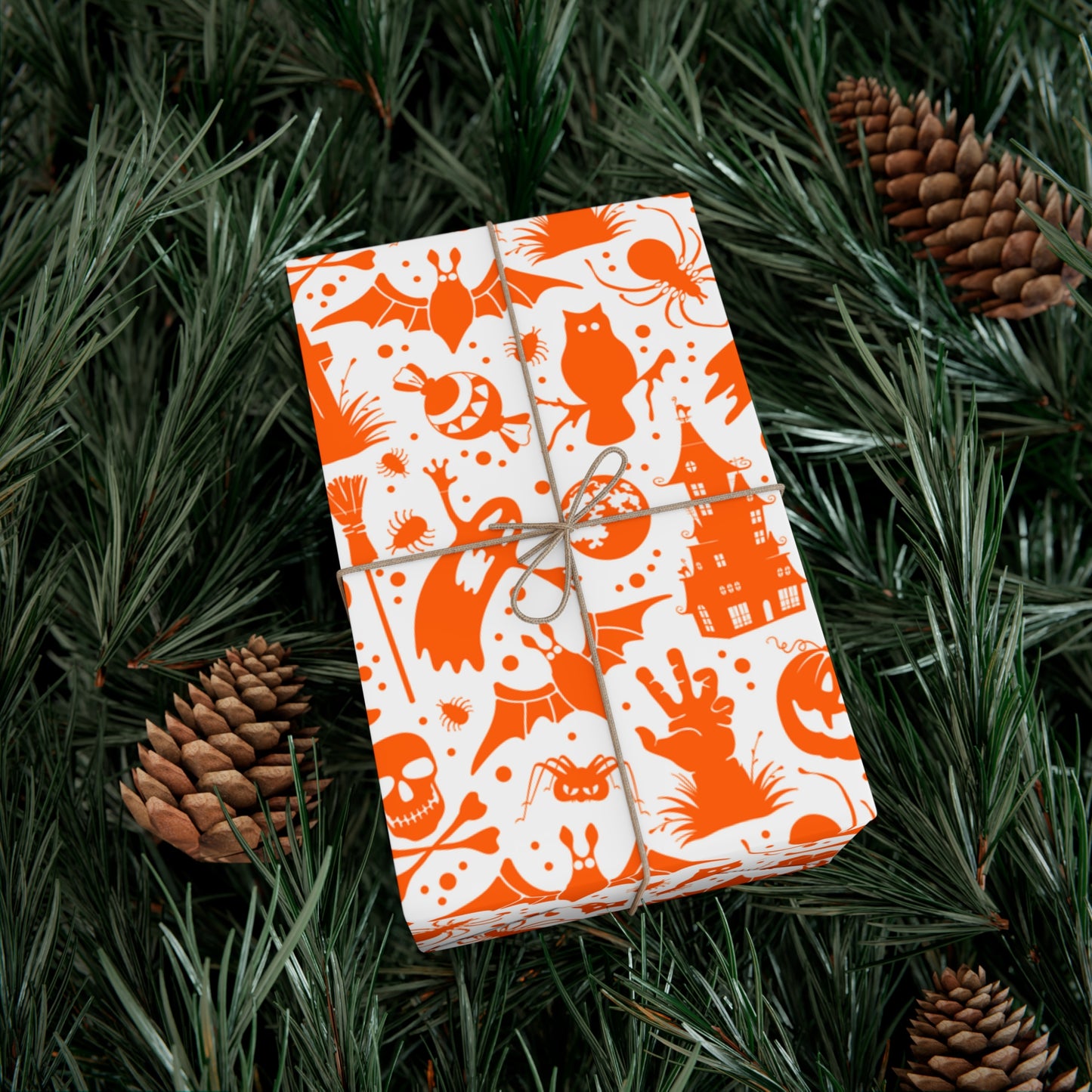 Orange Halloween - Gift Wrap Papers