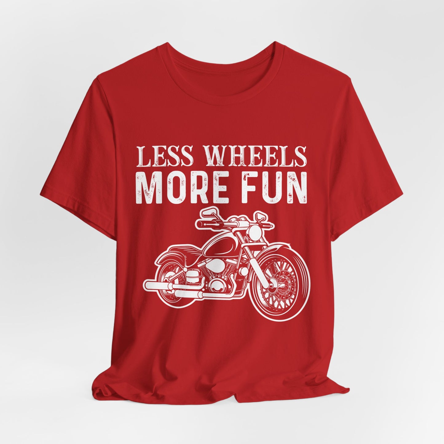 Less Wheels More Fun - Unisex Jersey Short Sleeve Tee