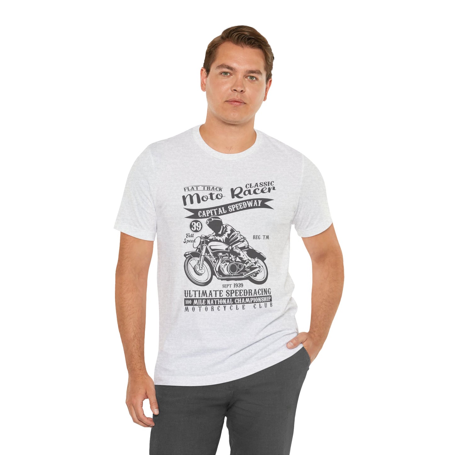 Classic Motor Racer - Unisex Jersey Short Sleeve Tee - 13296