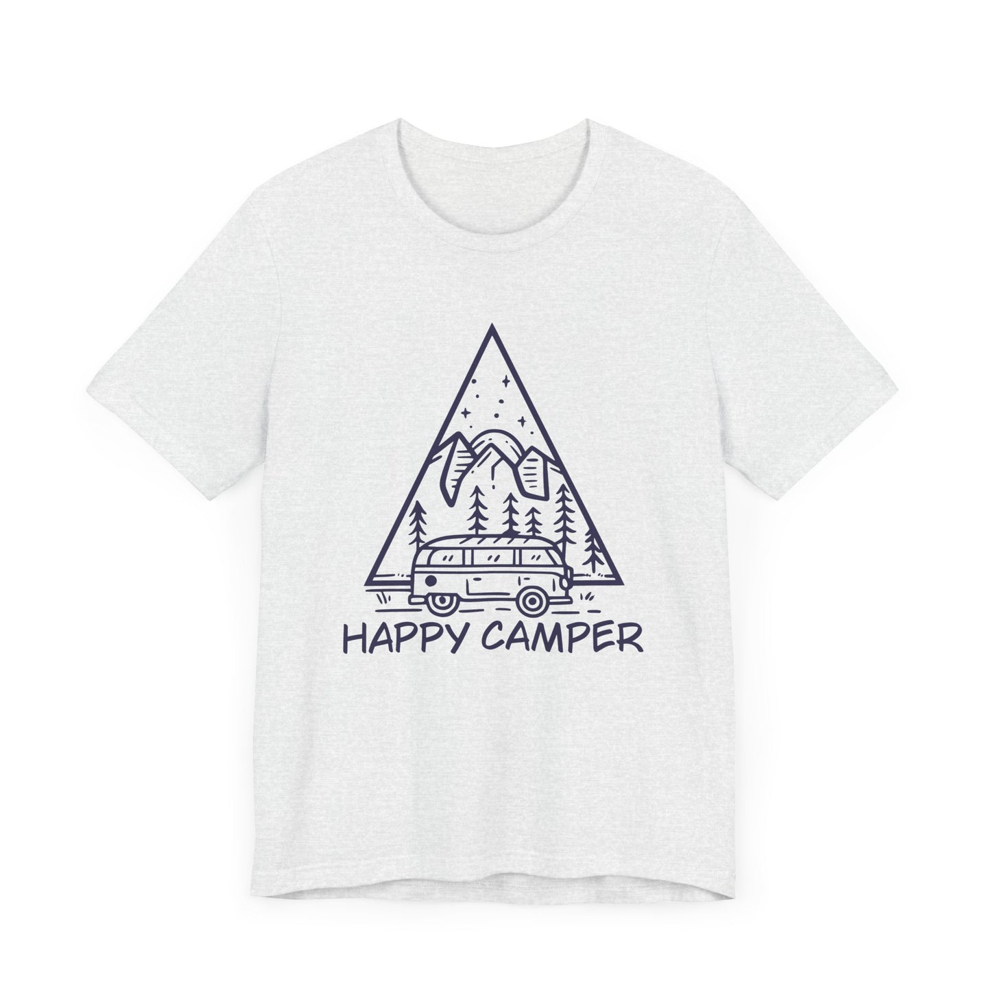 Happy Camper - Unisex Jersey Short Sleeve Tee - 12604