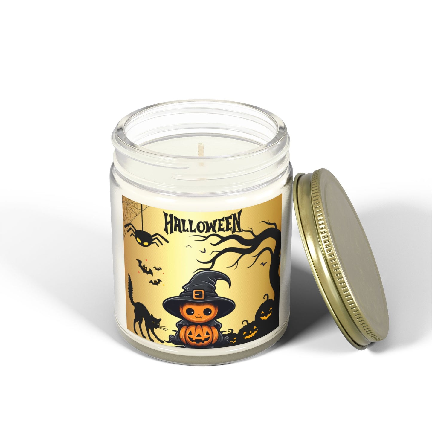 Pumpkin Spice Enchantment - Scented Coconut Apricot Candles (4oz, 9oz)